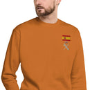 Comprar Sudadera gruesa unisex Guardia Civil La Flamenca de Borgoña Bandera España