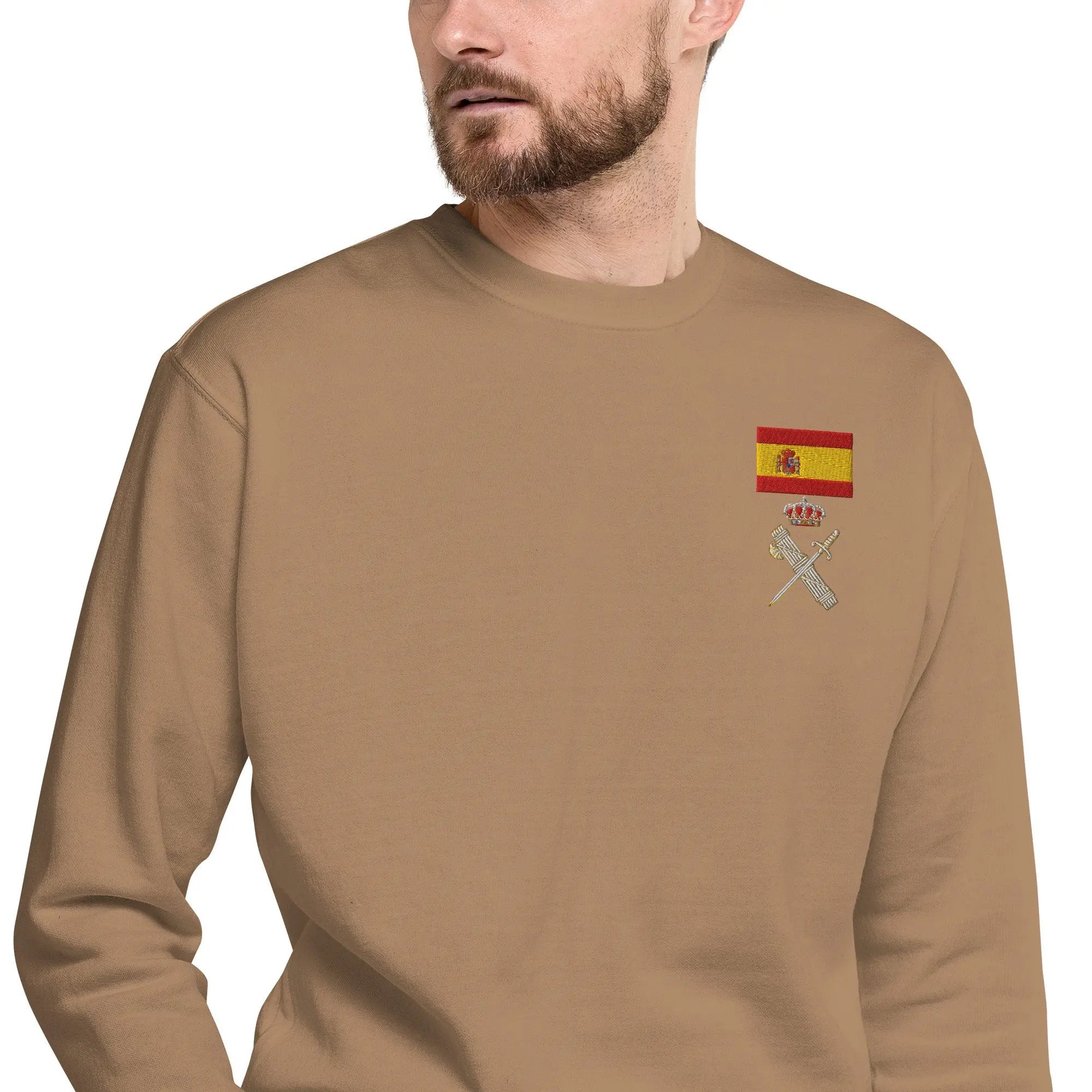 Comprar Sudadera gruesa unisex Guardia Civil La Flamenca de Borgoña Bandera España