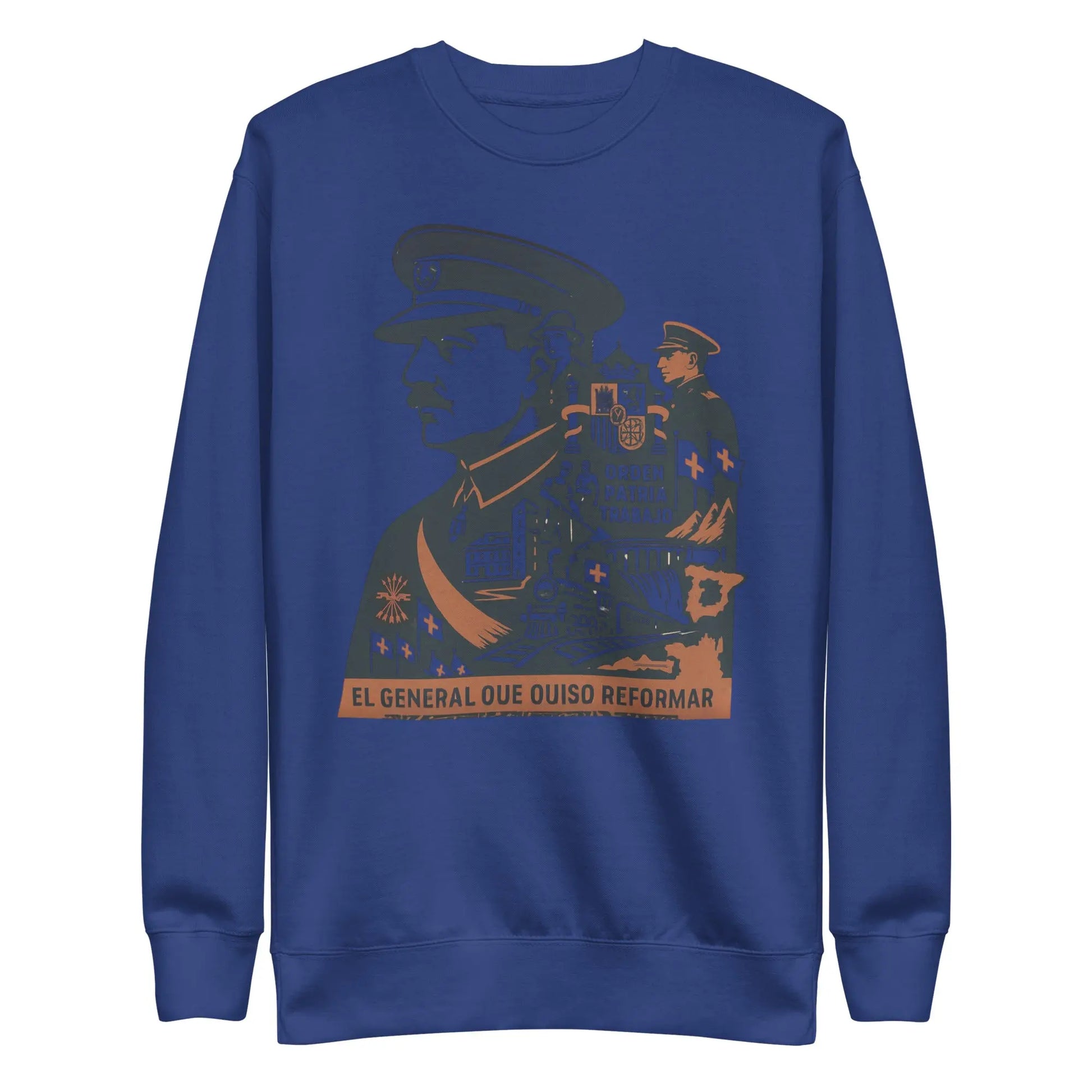 Comprar Sudadera gruesa unisex La Flamenca de Borgoña, Bandera de España, Cruz de Borgoña, Patricia Muñoz, VOX