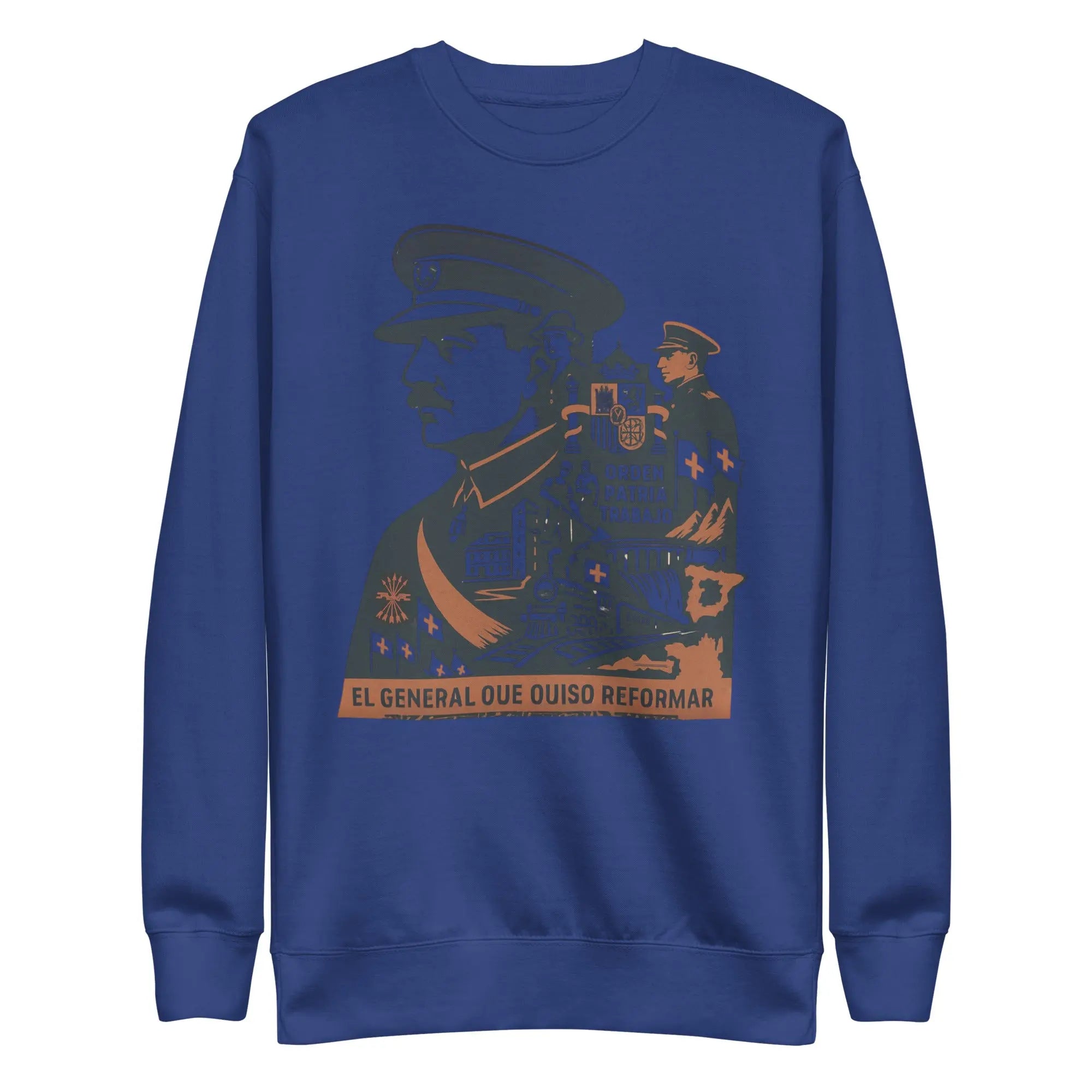 Comprar Sudadera gruesa unisex La Flamenca de Borgoña, Bandera de España, Cruz de Borgoña, Patricia Muñoz, VOX