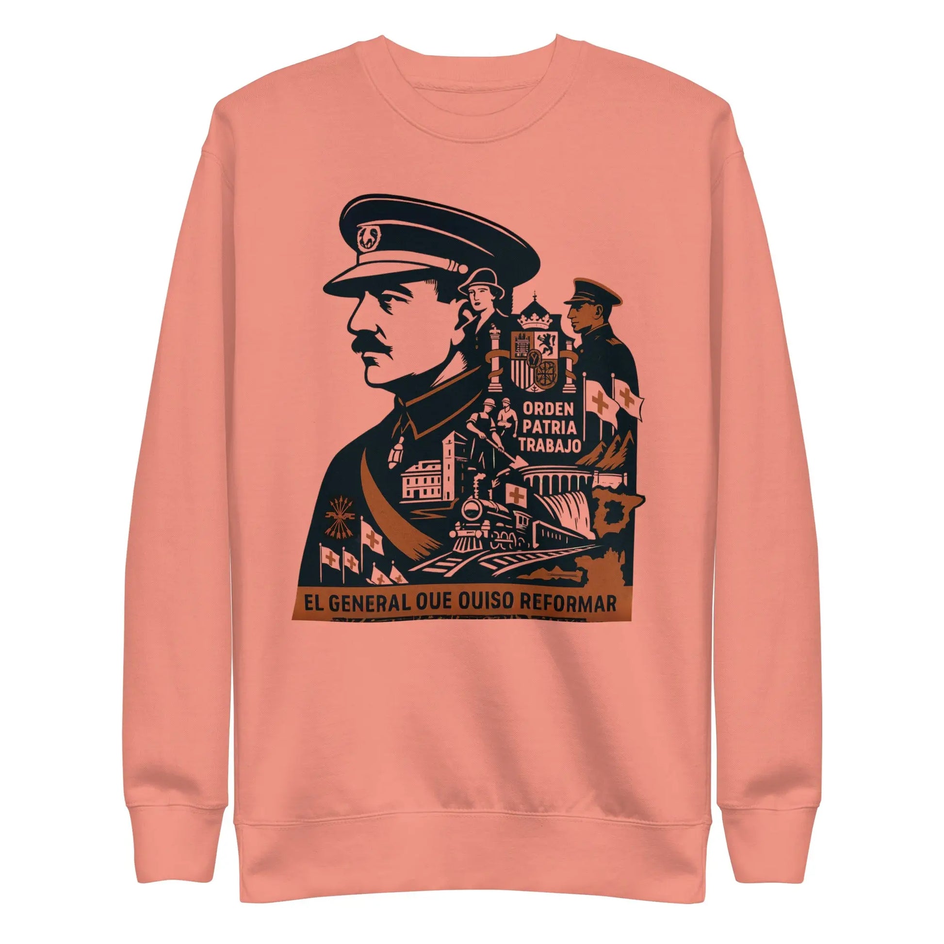 Comprar Sudadera gruesa unisex La Flamenca de Borgoña, Bandera de España, Cruz de Borgoña, Patricia Muñoz, VOX