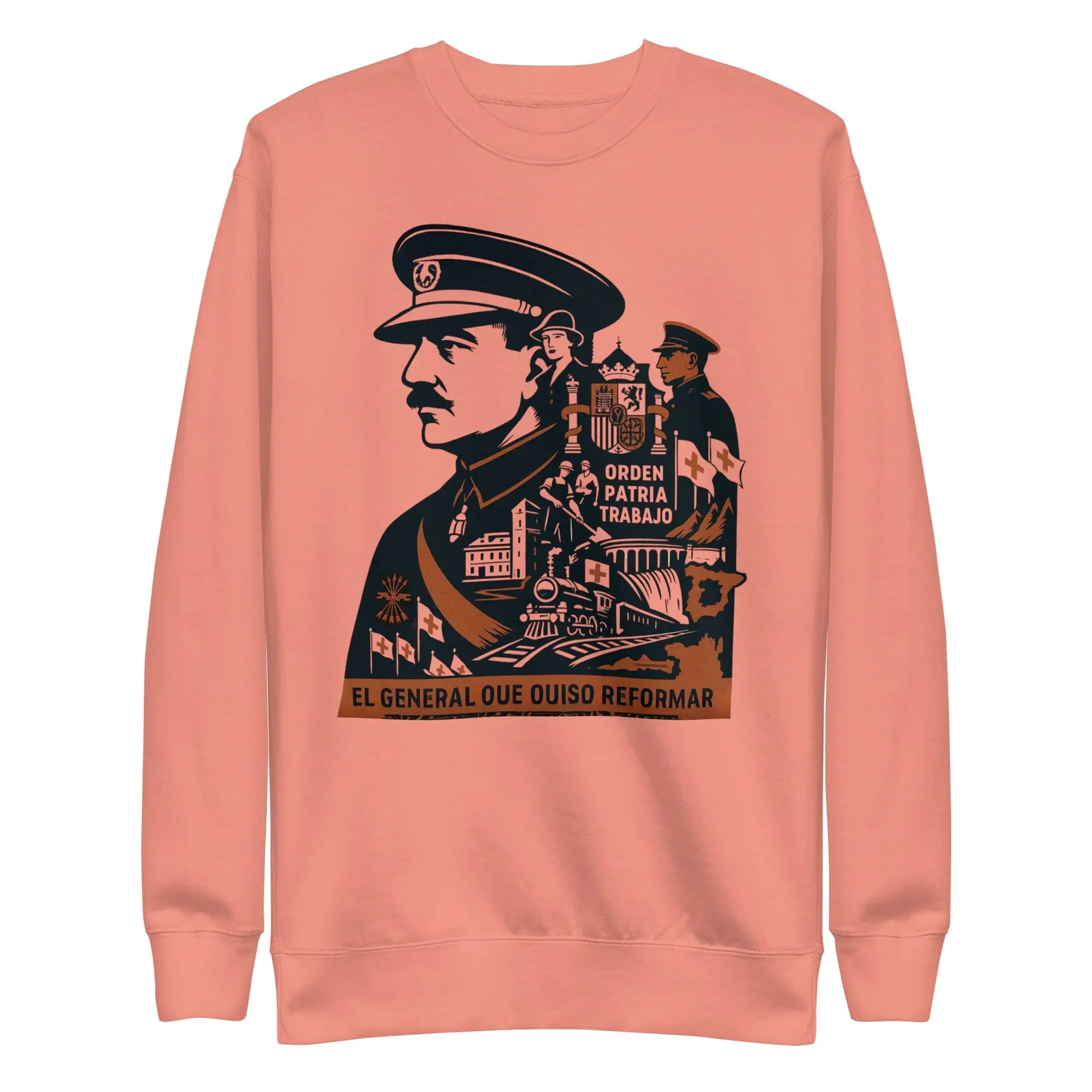 Comprar Sudadera gruesa unisex La Flamenca de Borgoña, Bandera de España, Cruz de Borgoña, Patricia Muñoz, VOX