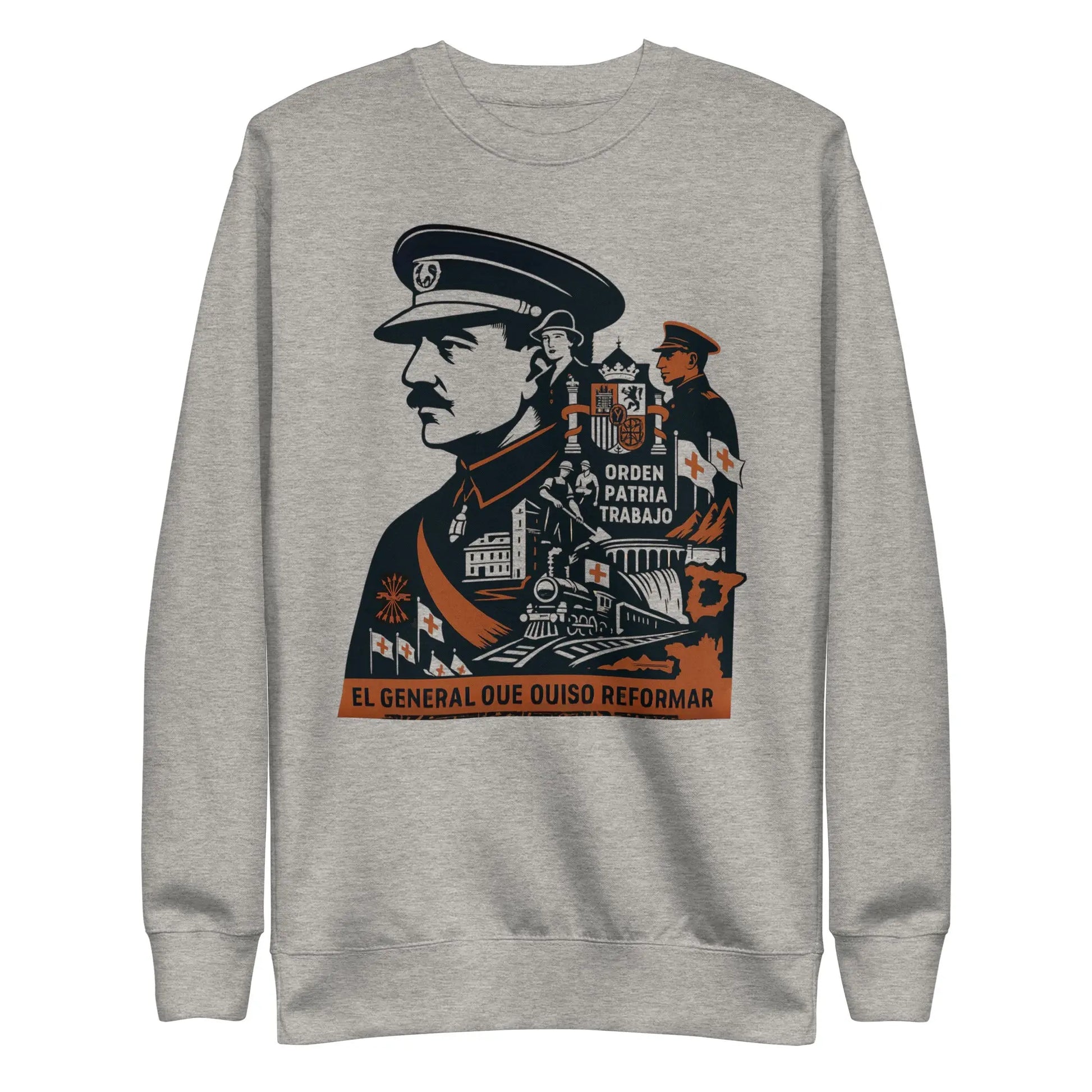 Comprar Sudadera gruesa unisex La Flamenca de Borgoña, Bandera de España, Cruz de Borgoña, Patricia Muñoz, VOX