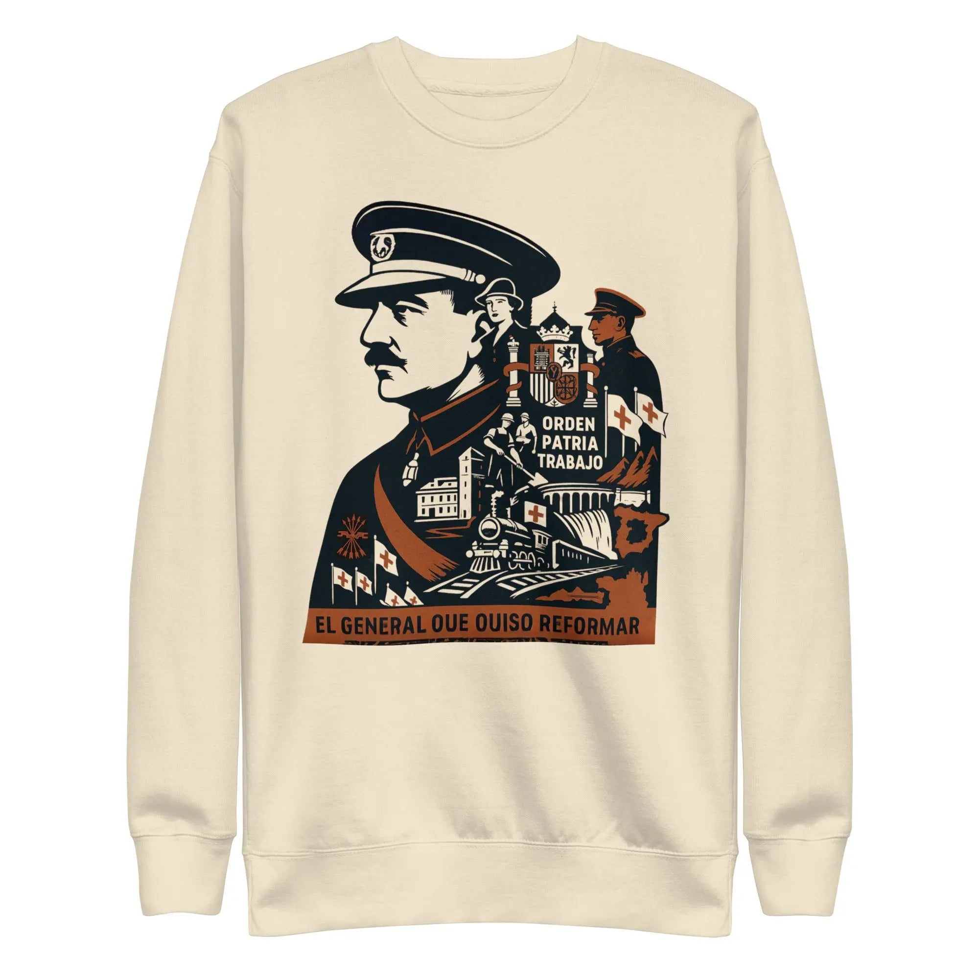 Comprar Sudadera gruesa unisex La Flamenca de Borgoña, Bandera de España, Cruz de Borgoña, Patricia Muñoz, VOX