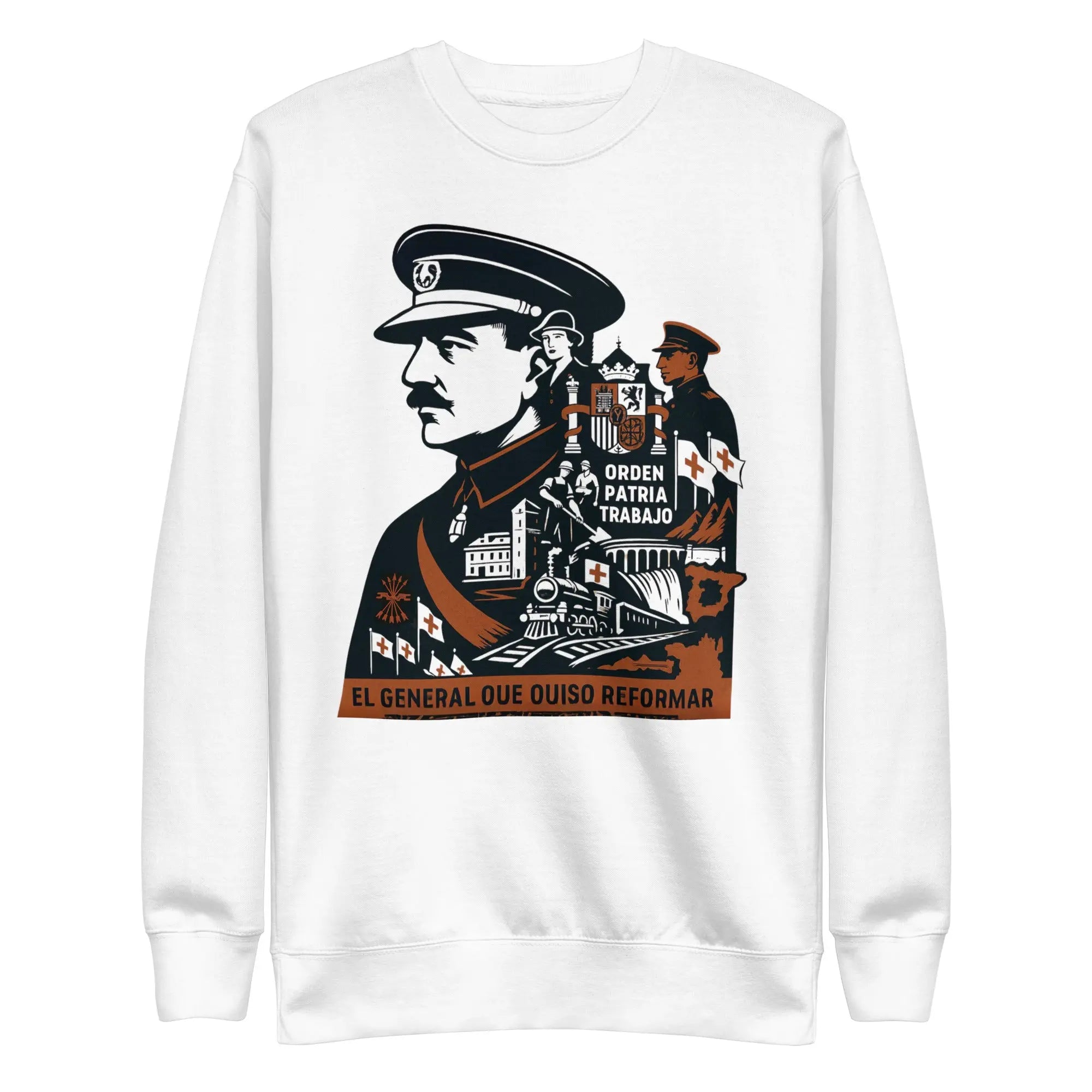 Comprar Sudadera gruesa unisex La Flamenca de Borgoña, Bandera de España, Cruz de Borgoña, Patricia Muñoz, VOX