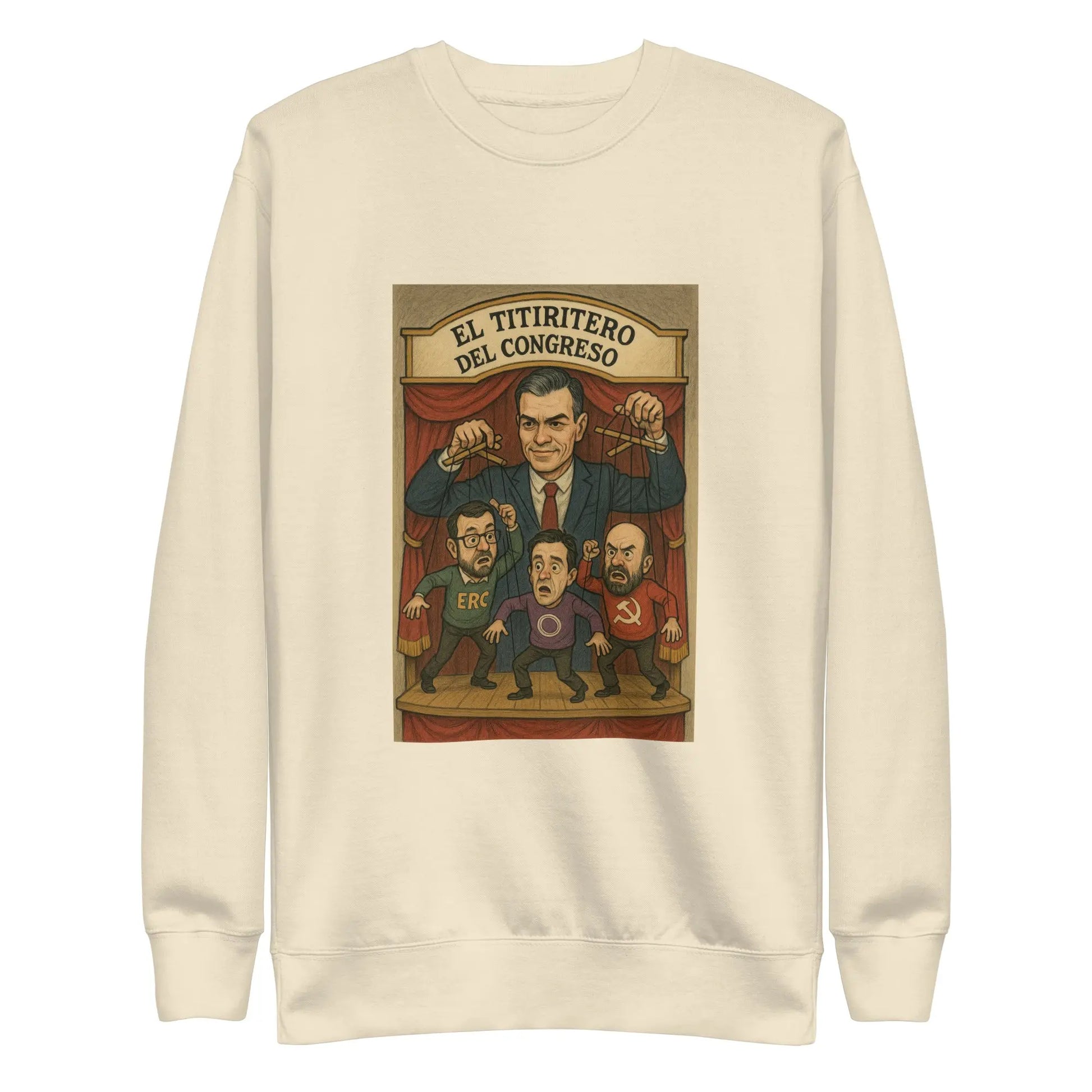 Comprar Sudadera gruesa unisex La Flamenca de Borgoña, Bandera de España, Cruz de Borgoña, Patricia Muñoz, VOX