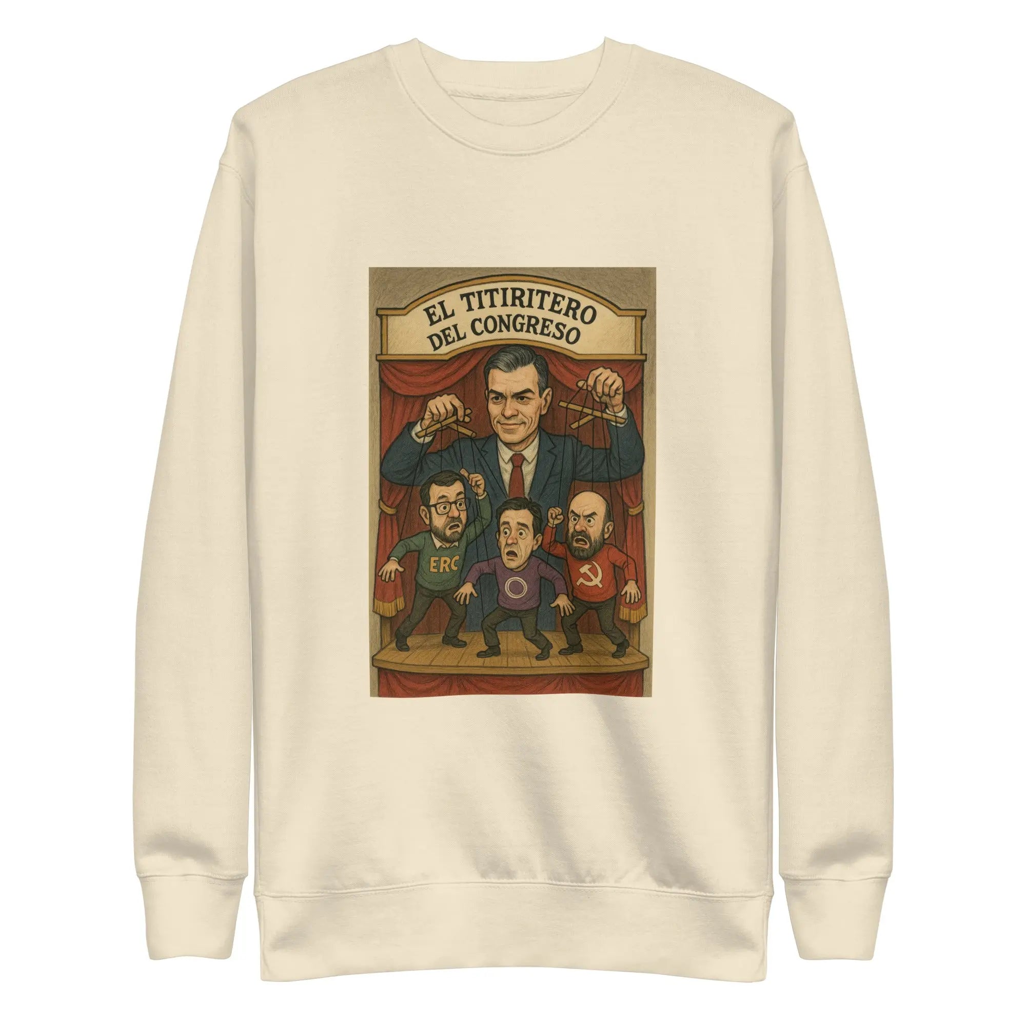 Comprar Sudadera gruesa unisex La Flamenca de Borgoña, Bandera de España, Cruz de Borgoña, Patricia Muñoz, VOX