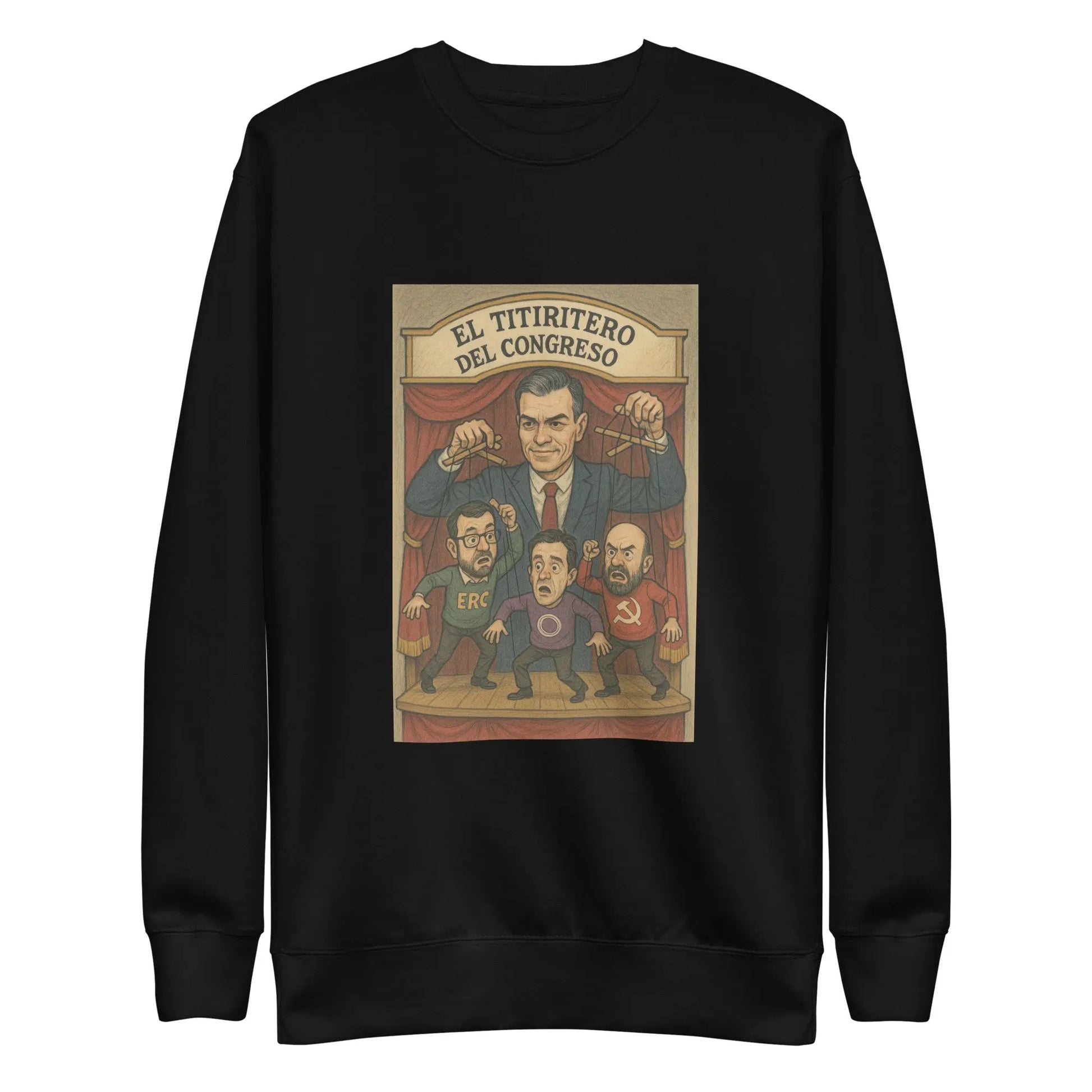 Comprar Sudadera gruesa unisex La Flamenca de Borgoña, Bandera de España, Cruz de Borgoña, Patricia Muñoz, VOX