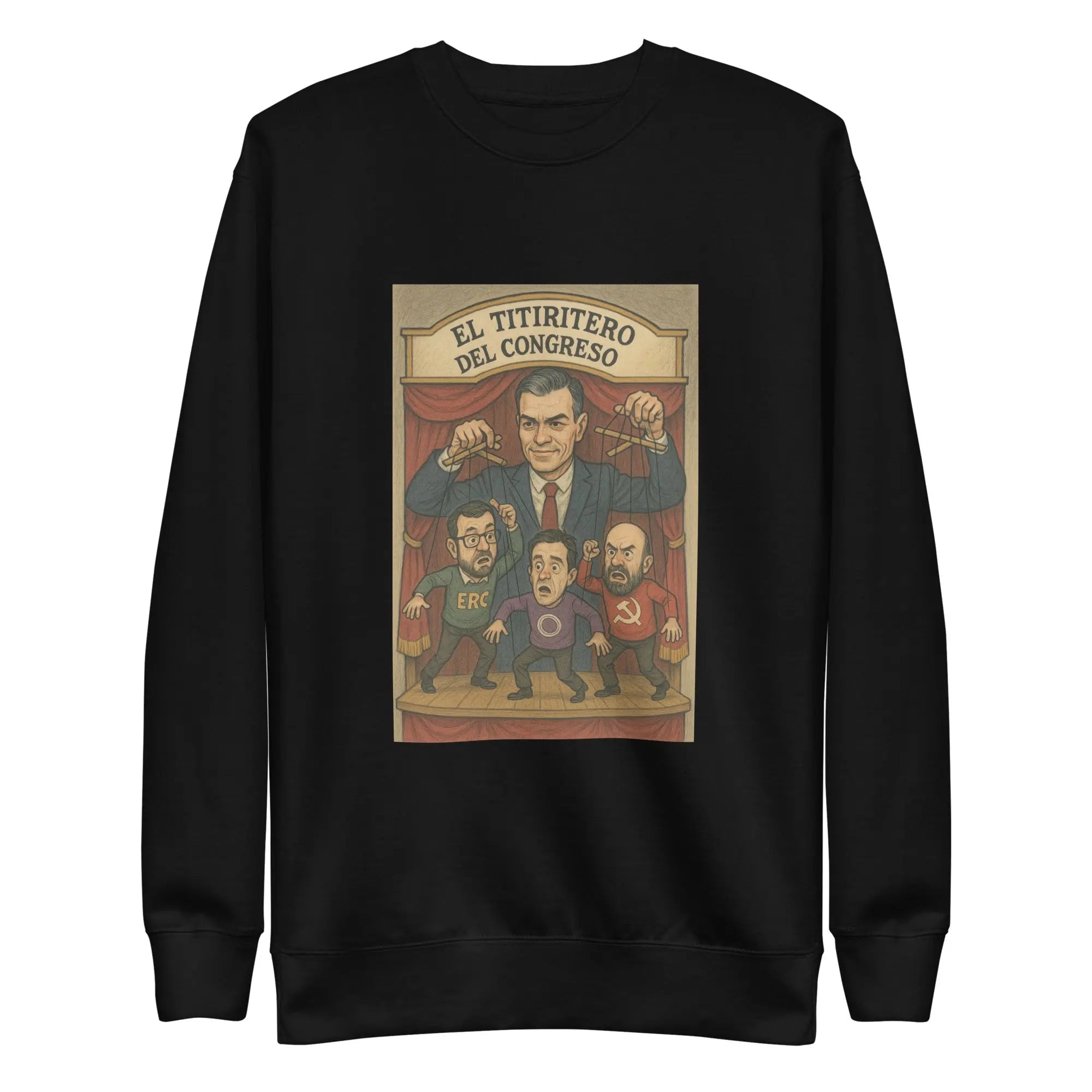 Comprar Sudadera gruesa unisex La Flamenca de Borgoña, Bandera de España, Cruz de Borgoña, Patricia Muñoz, VOX