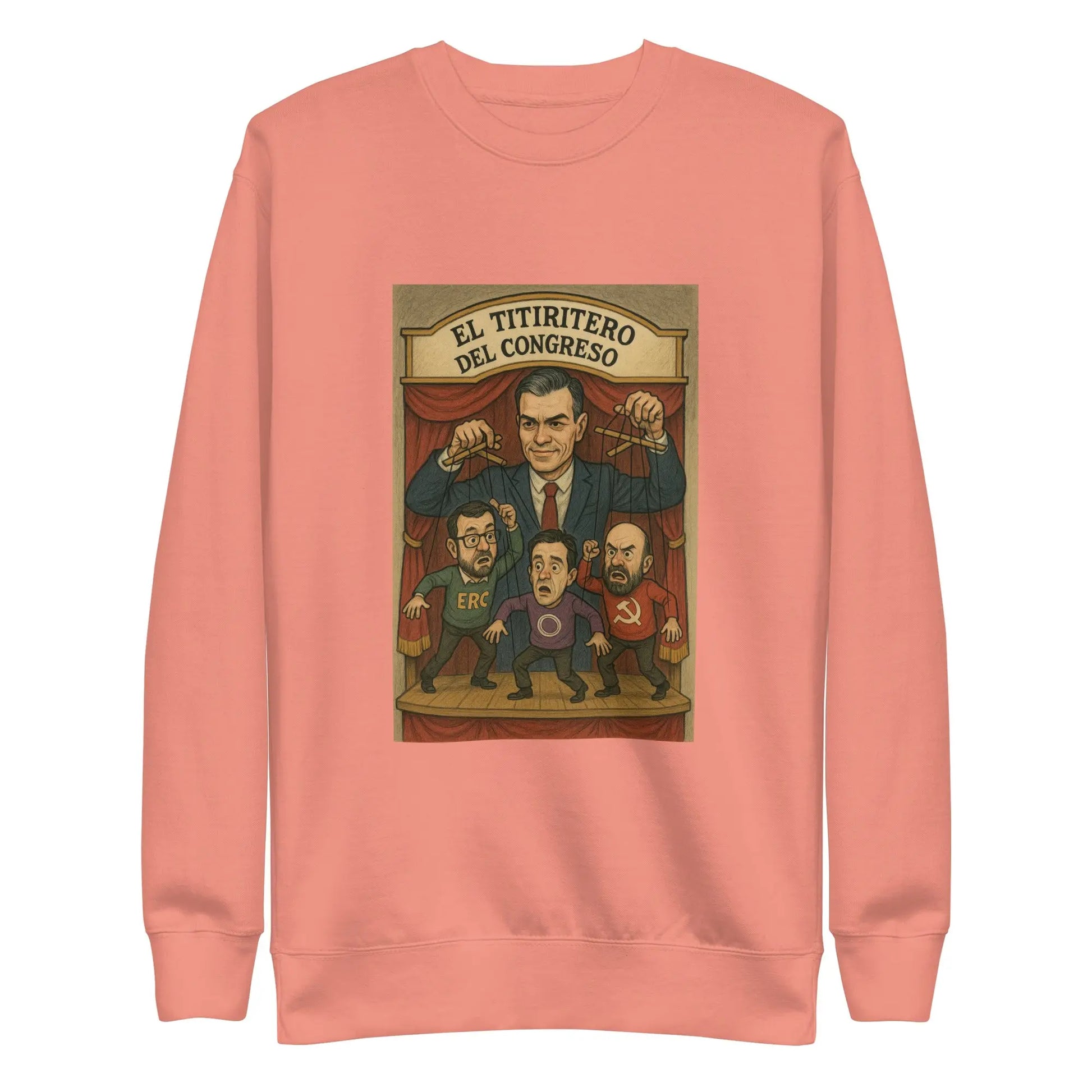 Comprar Sudadera gruesa unisex La Flamenca de Borgoña, Bandera de España, Cruz de Borgoña, Patricia Muñoz, VOX