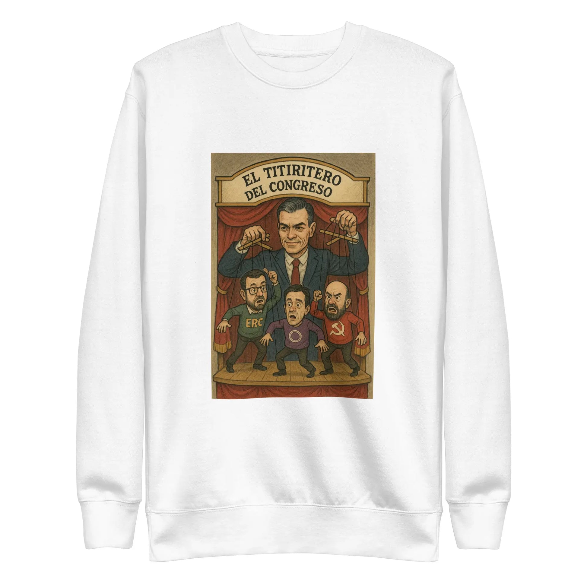 Comprar Sudadera gruesa unisex La Flamenca de Borgoña, Bandera de España, Cruz de Borgoña, Patricia Muñoz, VOX