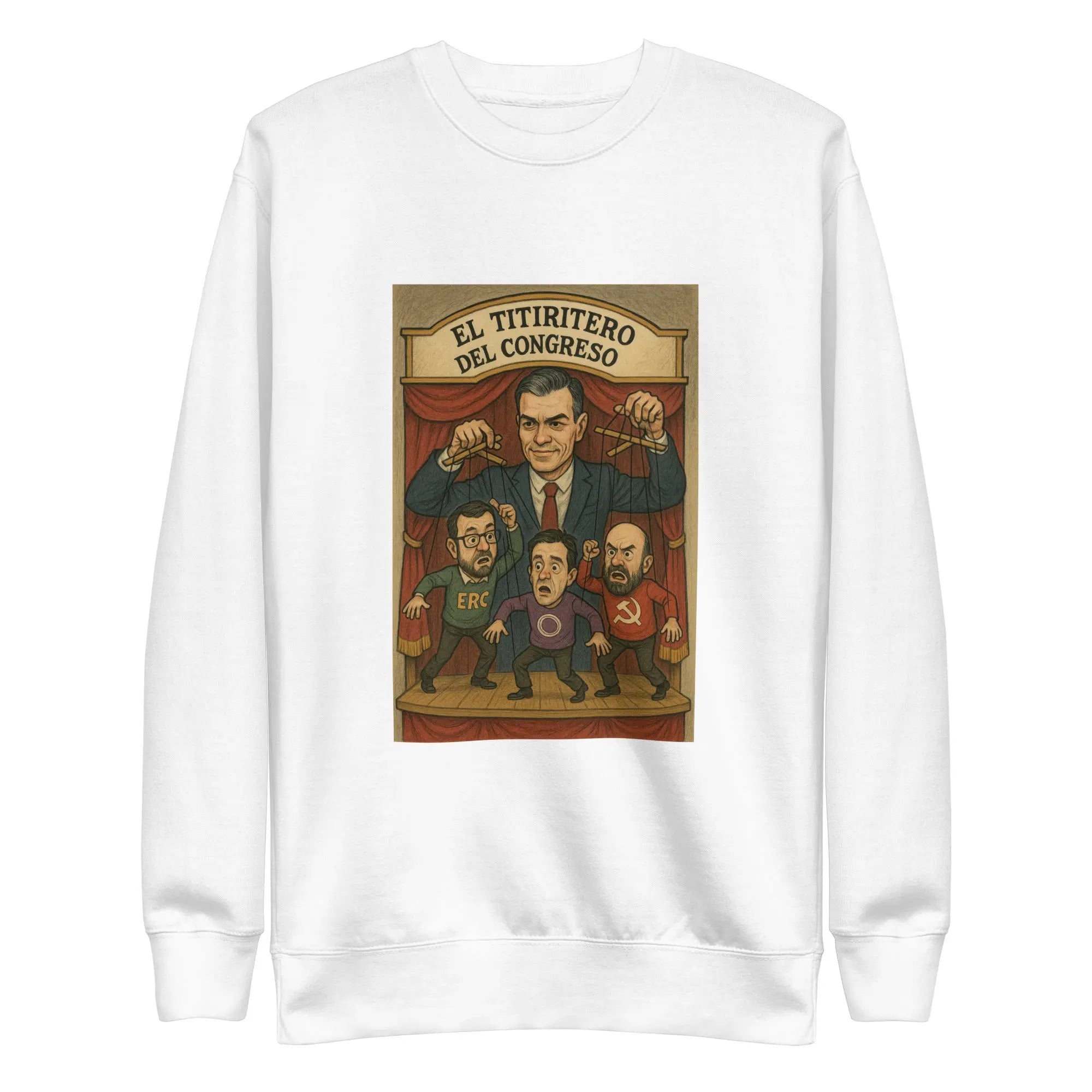 Comprar Sudadera gruesa unisex La Flamenca de Borgoña, Bandera de España, Cruz de Borgoña, Patricia Muñoz, VOX