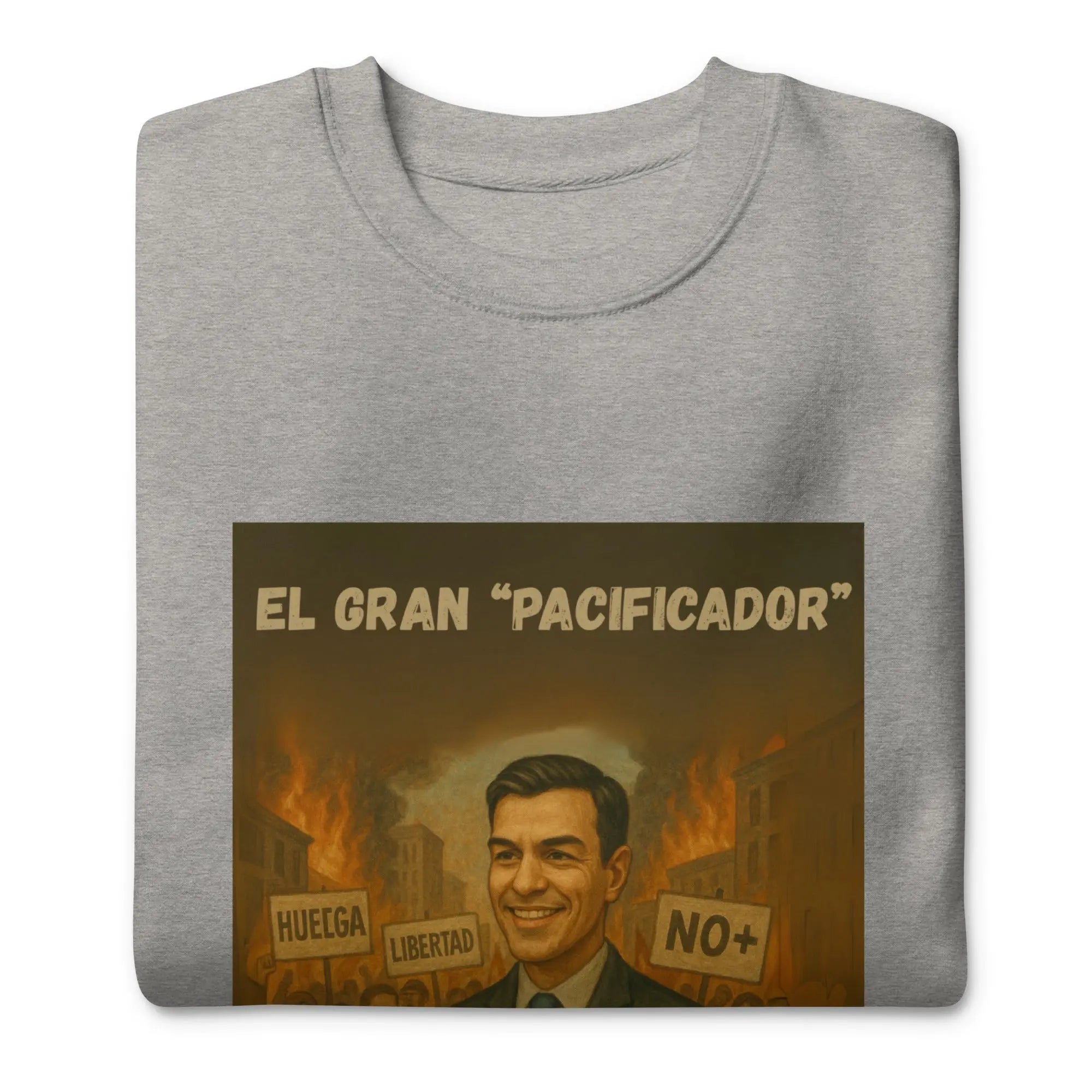 Comprar Sudadera gruesa unisex La Flamenca de Borgoña, Bandera de España, Cruz de Borgoña, Patricia Muñoz, VOX