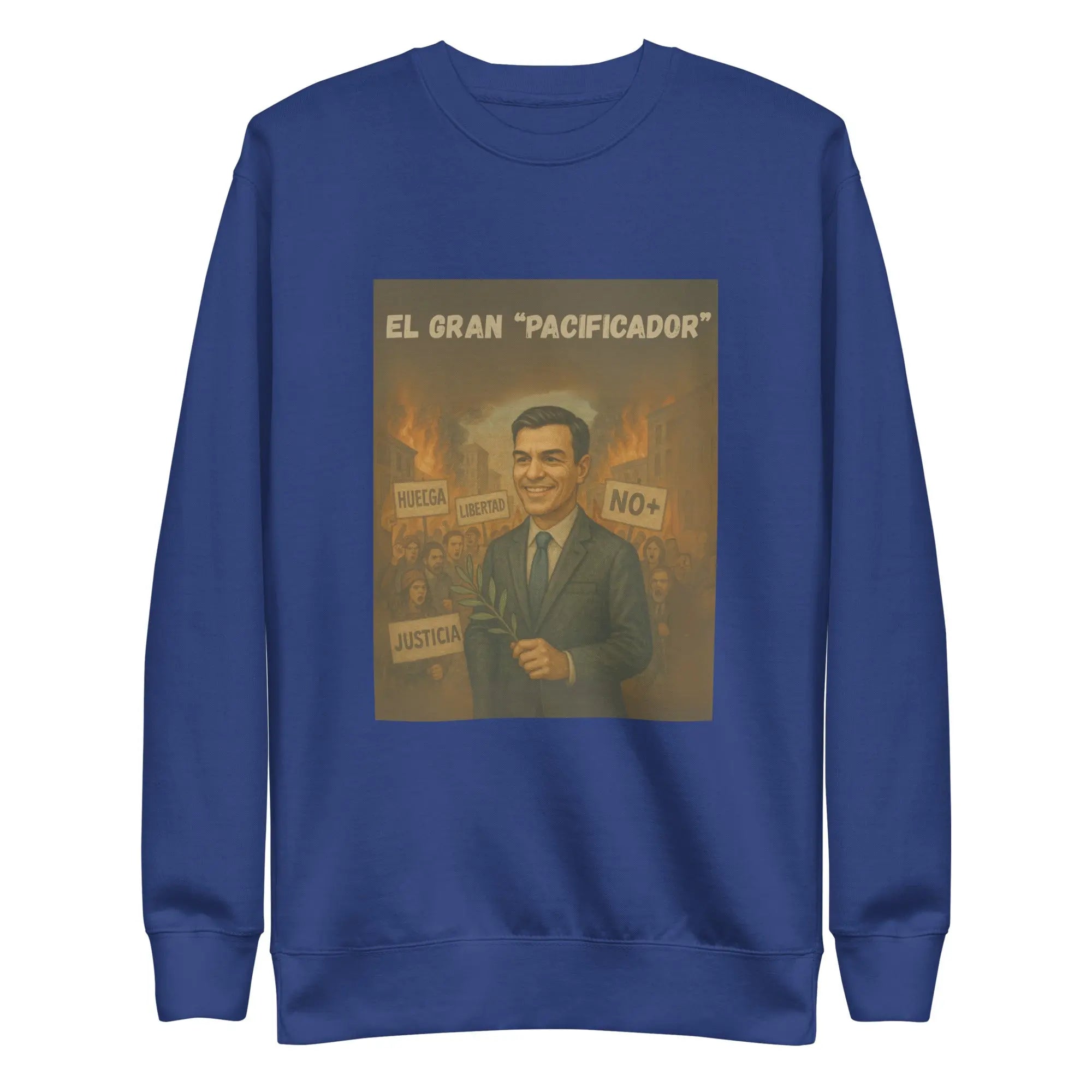 Comprar Sudadera gruesa unisex La Flamenca de Borgoña, Bandera de España, Cruz de Borgoña, Patricia Muñoz, VOX