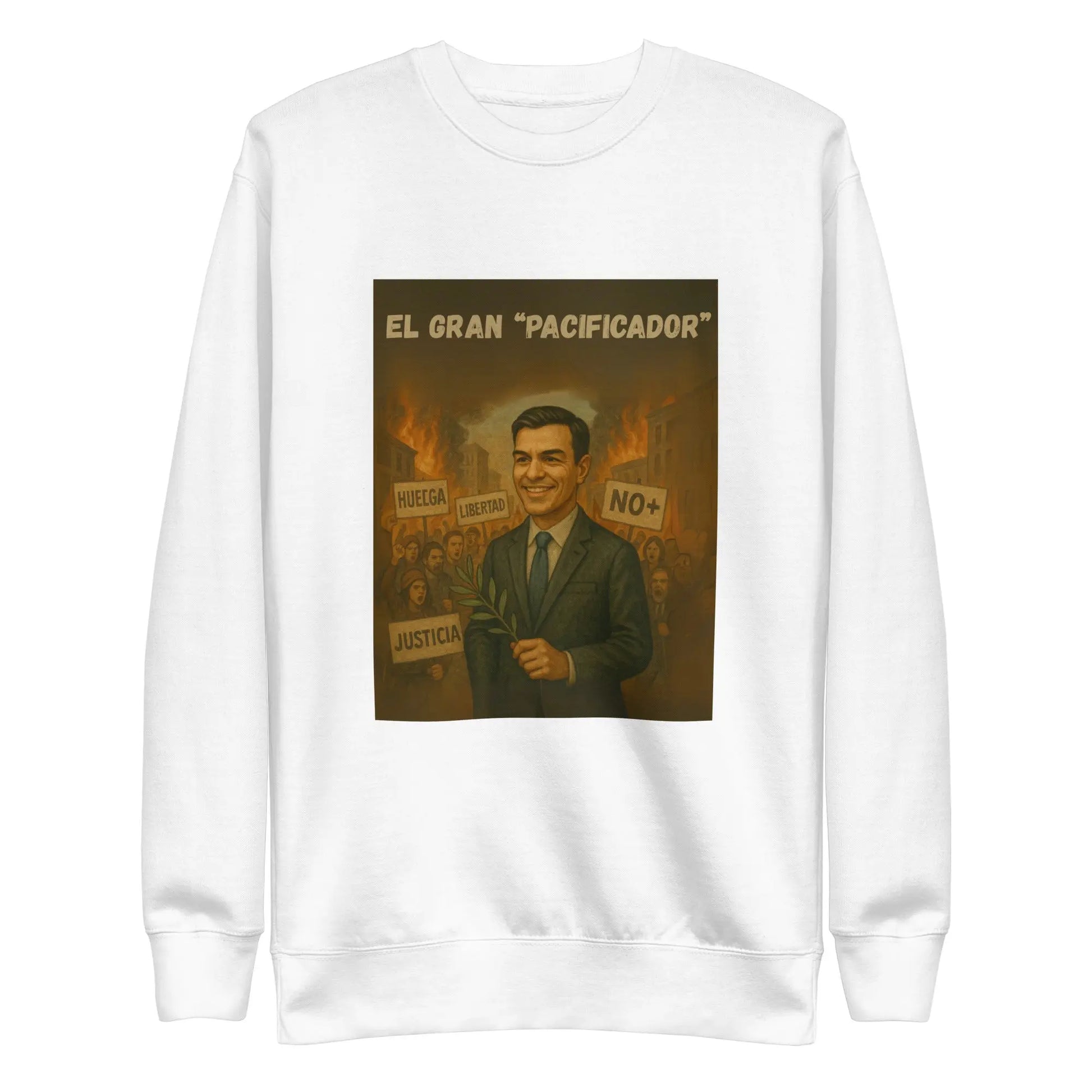 Comprar Sudadera gruesa unisex La Flamenca de Borgoña, Bandera de España, Cruz de Borgoña, Patricia Muñoz, VOX