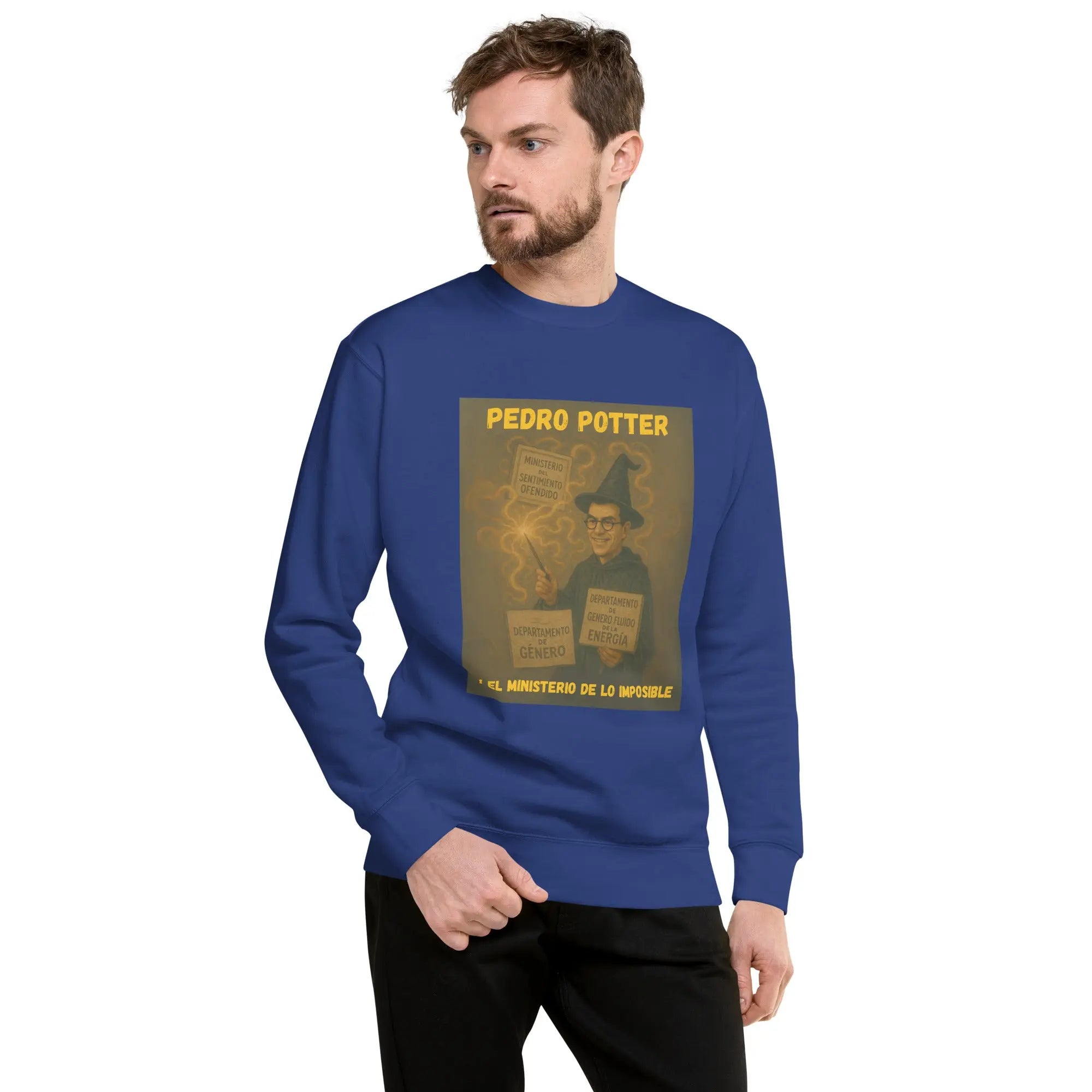 Comprar Sudadera "Pedro Potter y el Ministerio de lo imposible" Bandera España La Flamenca de Borgoña Patricia Muñoz VOX