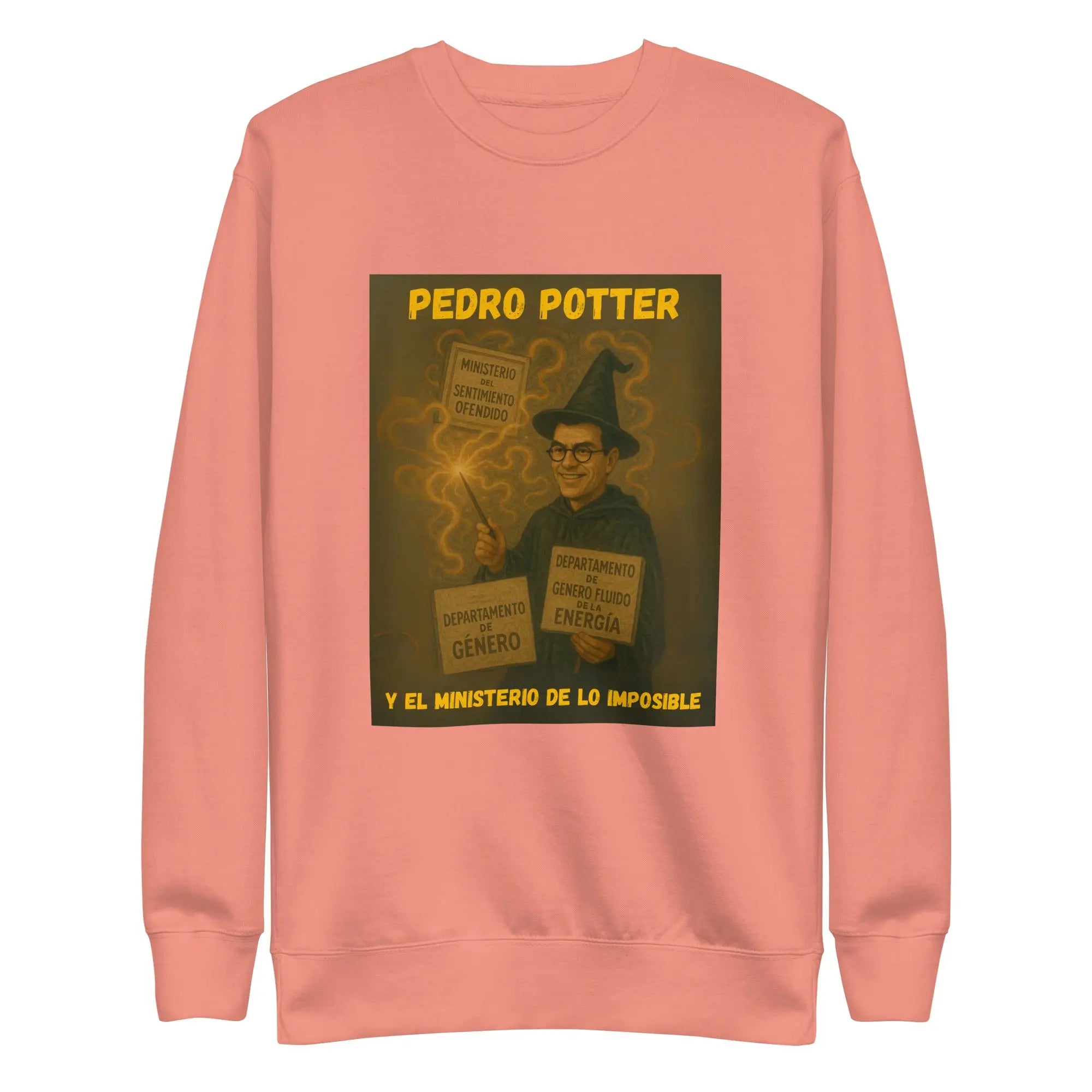 Comprar Sudadera "Pedro Potter y el Ministerio de lo imposible" Bandera España La Flamenca de Borgoña Patricia Muñoz VOX