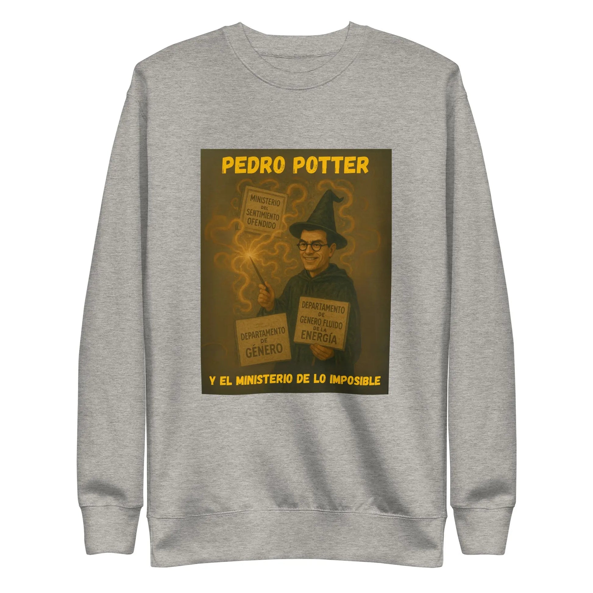Comprar Sudadera "Pedro Potter y el Ministerio de lo imposible" Bandera España La Flamenca de Borgoña Patricia Muñoz VOX
