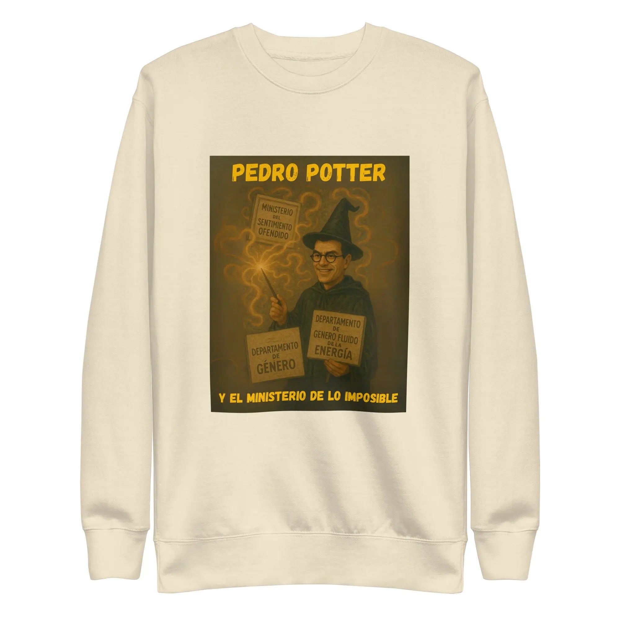Comprar Sudadera "Pedro Potter y el Ministerio de lo imposible" Bandera España La Flamenca de Borgoña Patricia Muñoz VOX