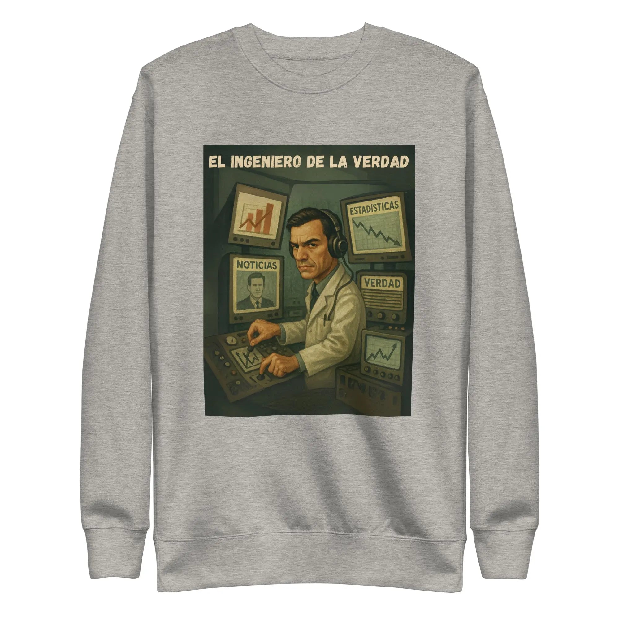 Comprar Sudadera "El ingeniero de la Verdad" Bandera España La Flamenca de Borgoña Patricia Muñoz VOX