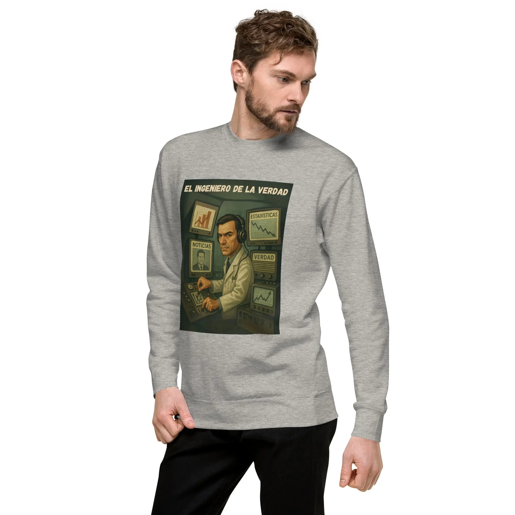 Comprar Sudadera "El ingeniero de la Verdad" Bandera España La Flamenca de Borgoña Patricia Muñoz VOX