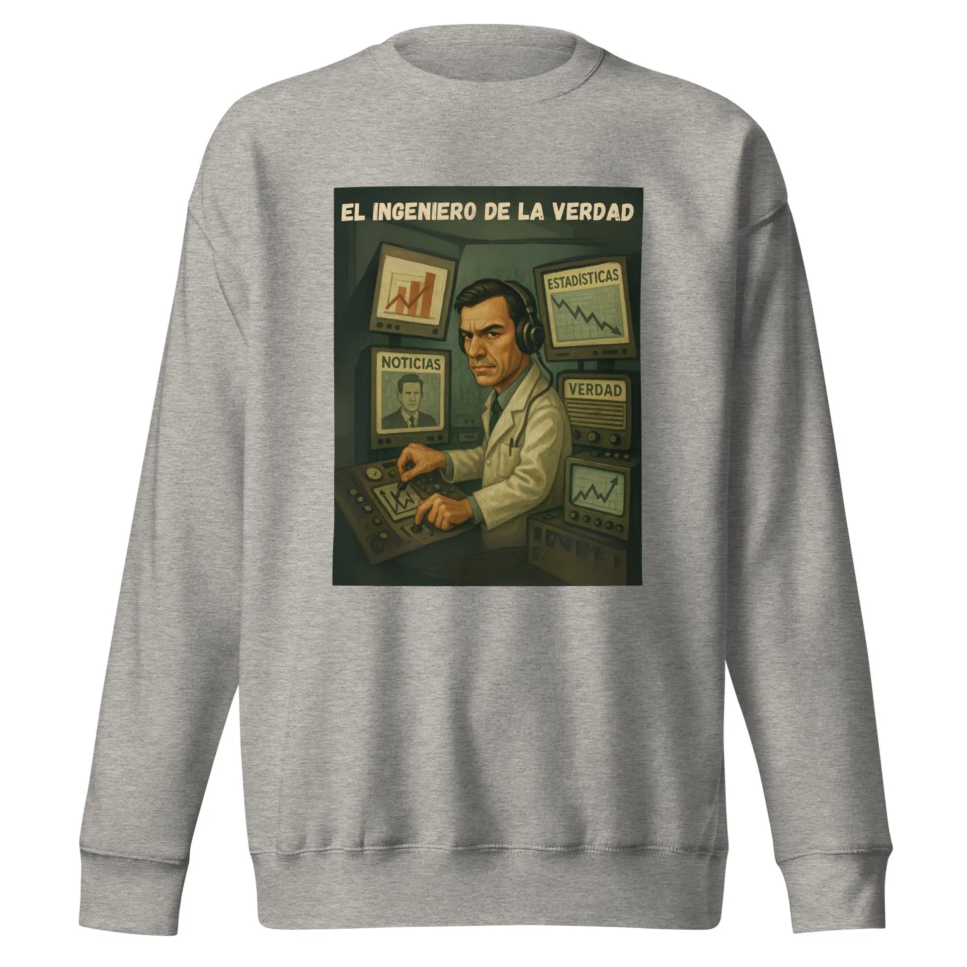 Comprar Sudadera "El ingeniero de la Verdad" Bandera España La Flamenca de Borgoña Patricia Muñoz VOX