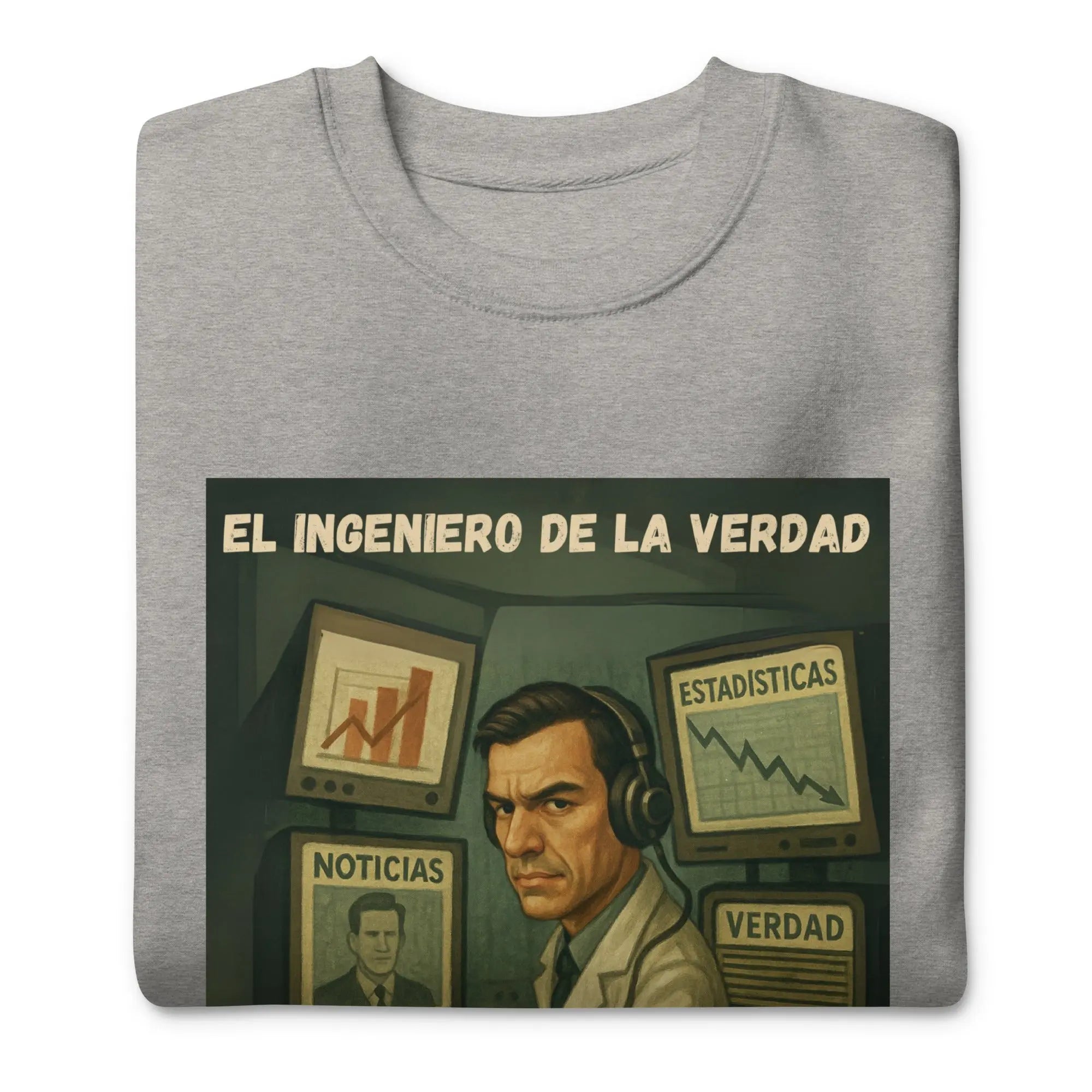 Comprar Sudadera "El ingeniero de la Verdad" Bandera España La Flamenca de Borgoña Patricia Muñoz VOX