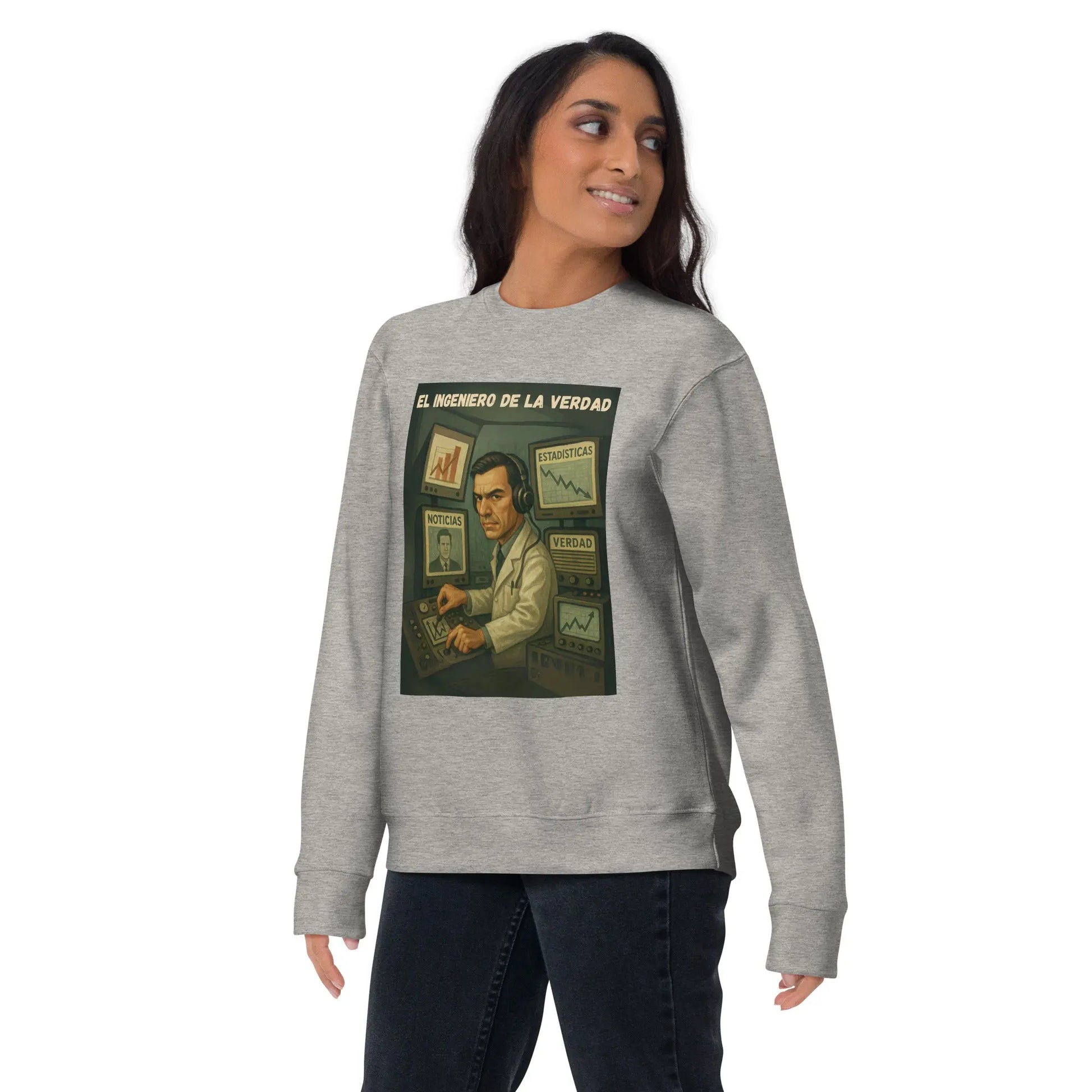 Comprar Sudadera "El ingeniero de la Verdad" Bandera España La Flamenca de Borgoña Patricia Muñoz VOX