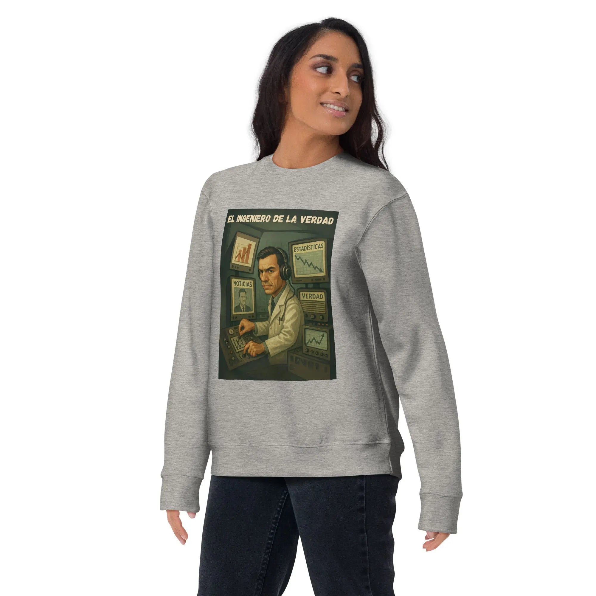 Comprar Sudadera "El ingeniero de la Verdad" Bandera España La Flamenca de Borgoña Patricia Muñoz VOX