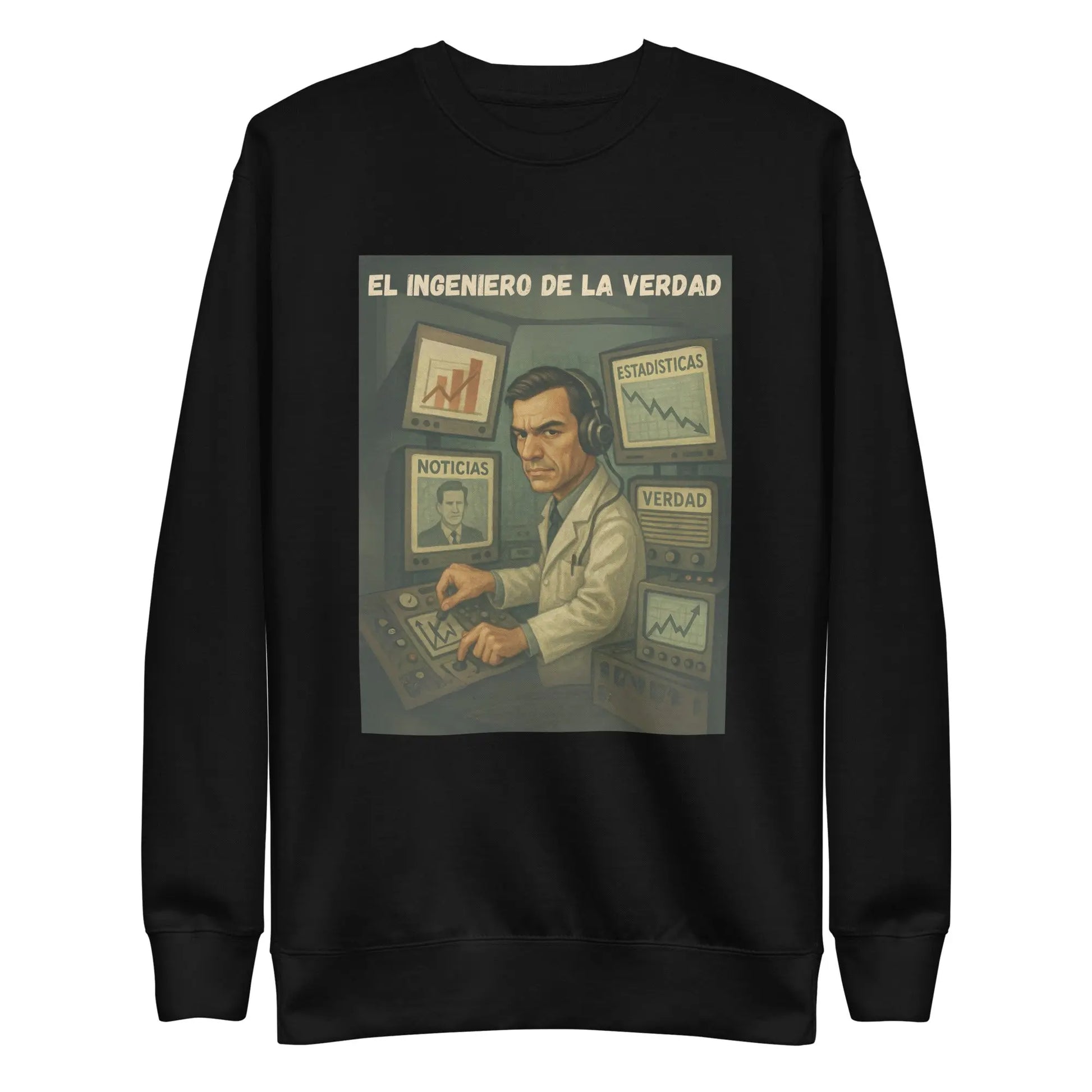 Comprar Sudadera "El ingeniero de la Verdad" Bandera España La Flamenca de Borgoña Patricia Muñoz VOX