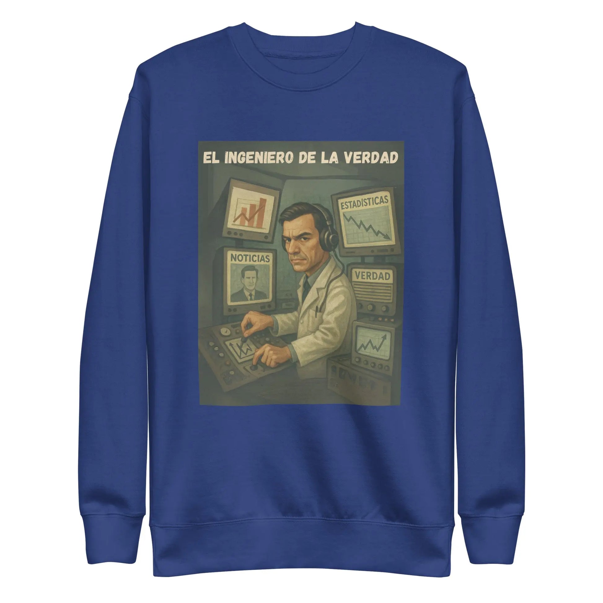 Comprar Sudadera "El ingeniero de la Verdad" Bandera España La Flamenca de Borgoña Patricia Muñoz VOX