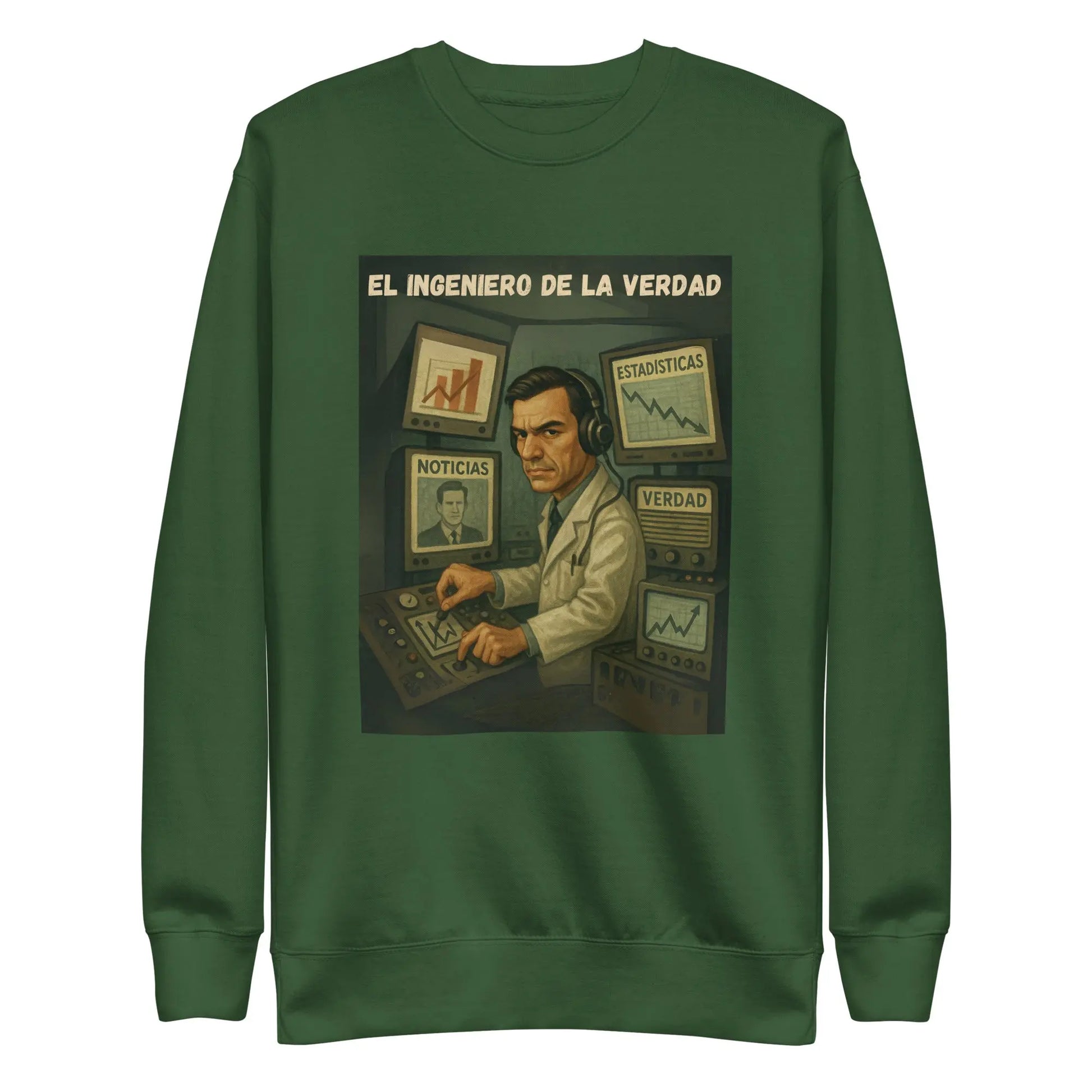 Comprar Sudadera "El ingeniero de la Verdad" Bandera España La Flamenca de Borgoña Patricia Muñoz VOX