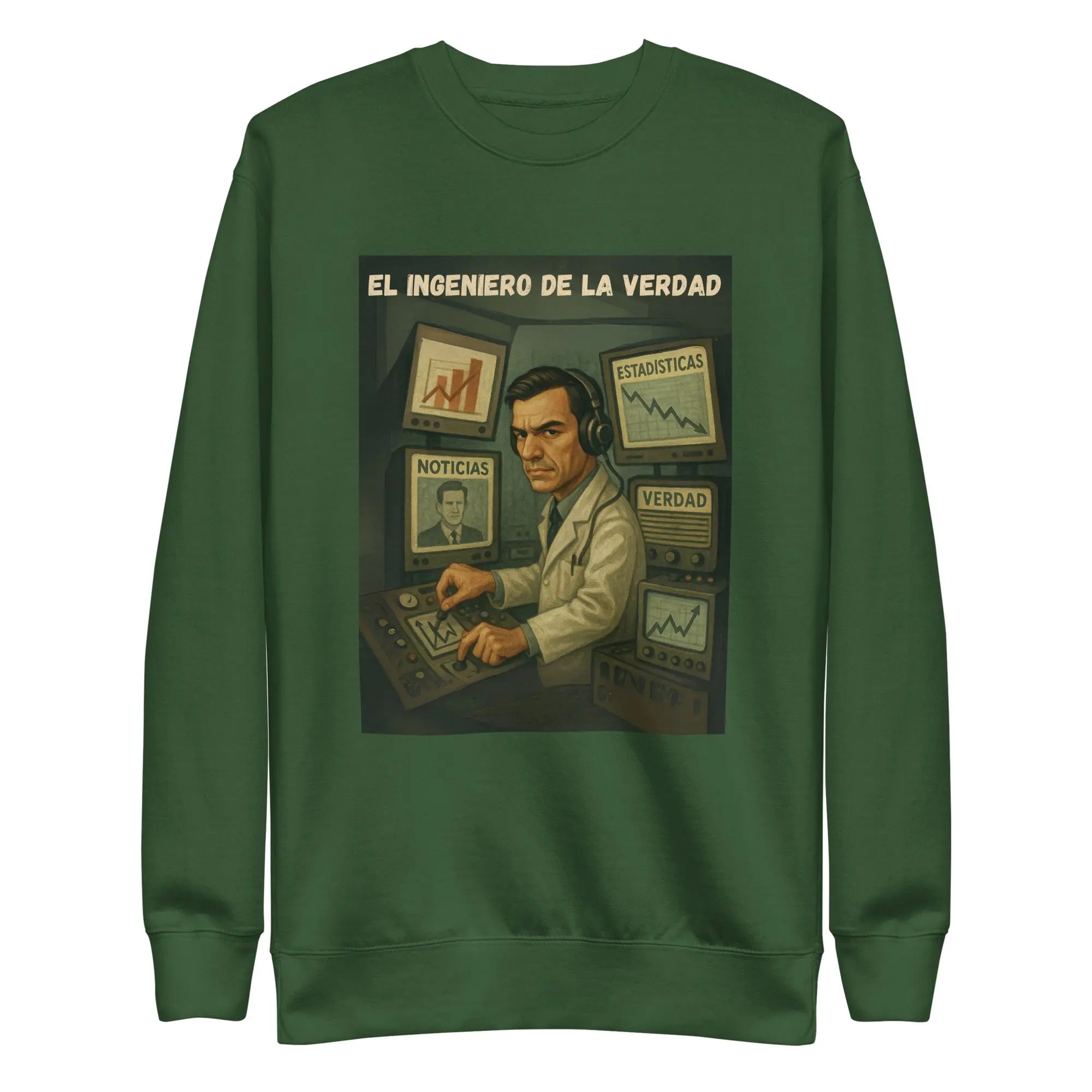 Comprar Sudadera "El ingeniero de la Verdad" Bandera España La Flamenca de Borgoña Patricia Muñoz VOX