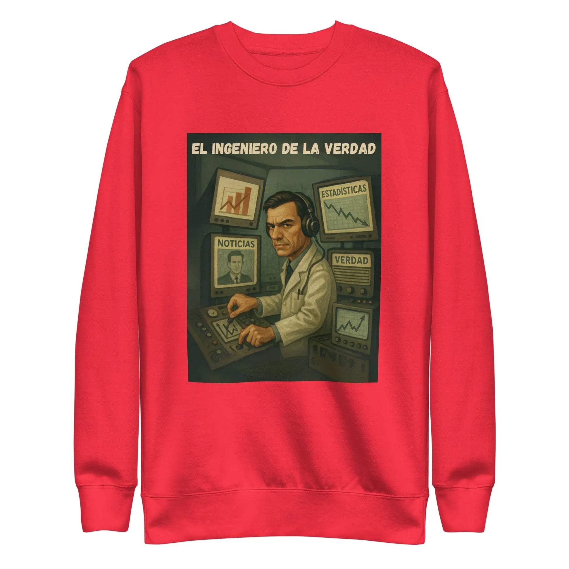 Comprar Sudadera "El ingeniero de la Verdad" Bandera España La Flamenca de Borgoña Patricia Muñoz VOX