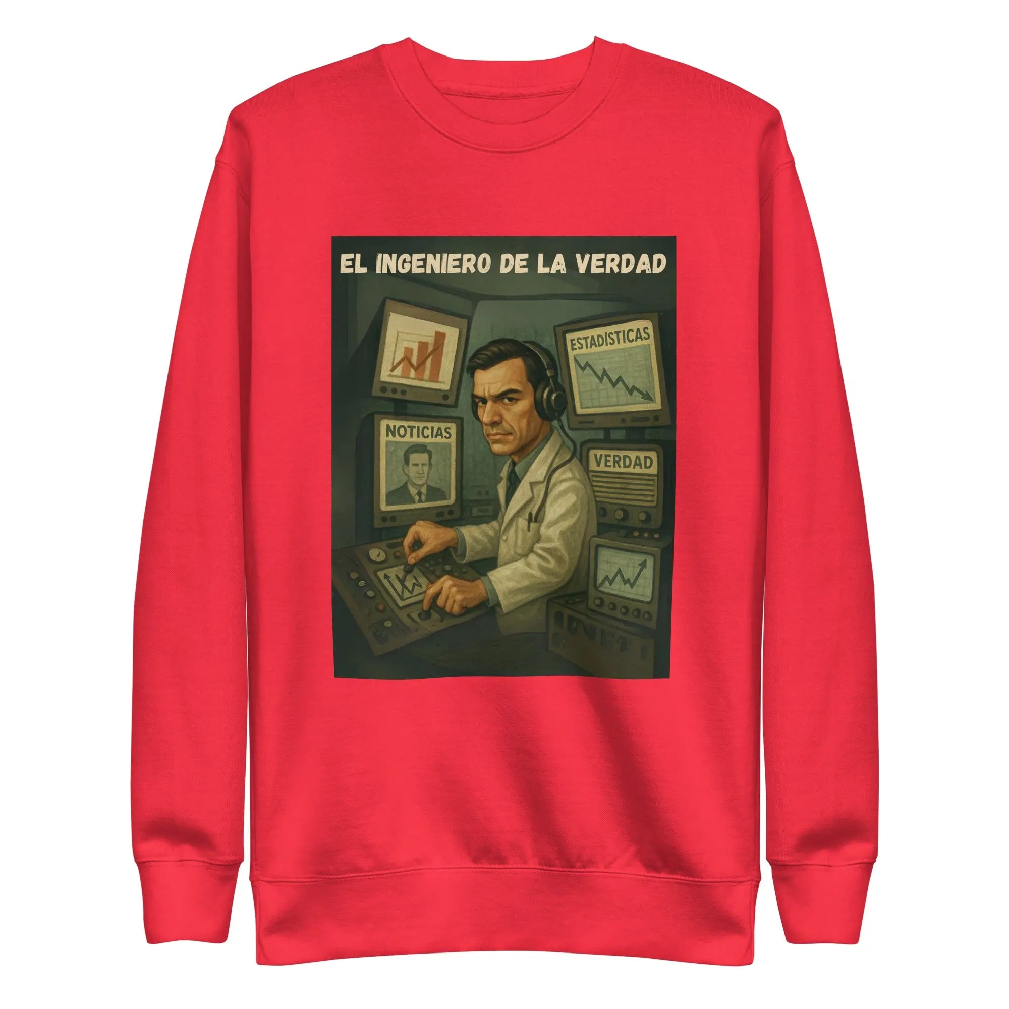 Comprar Sudadera "El ingeniero de la Verdad" Bandera España La Flamenca de Borgoña Patricia Muñoz VOX