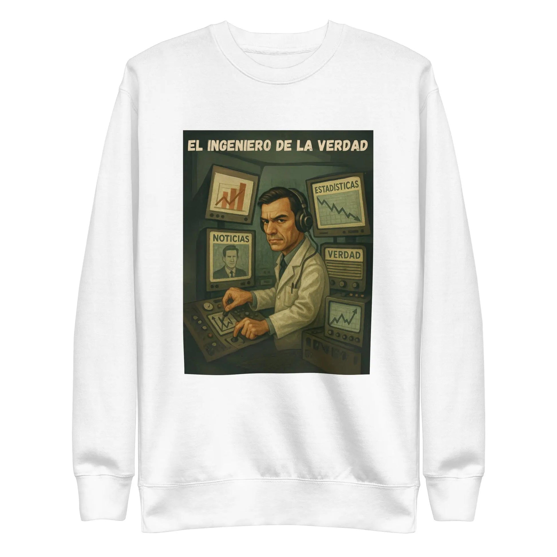 Comprar Sudadera "El ingeniero de la Verdad" Bandera España La Flamenca de Borgoña Patricia Muñoz VOX