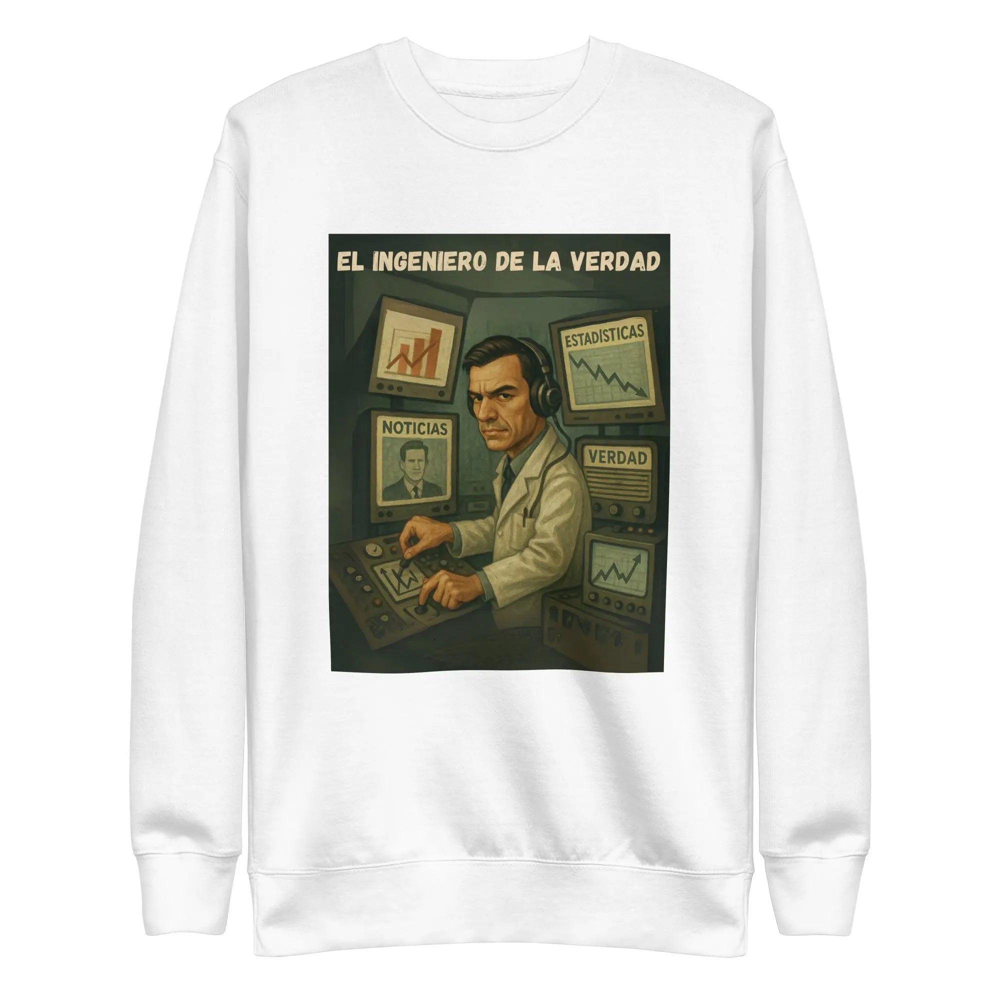 Comprar Sudadera "El ingeniero de la Verdad" Bandera España La Flamenca de Borgoña Patricia Muñoz VOX