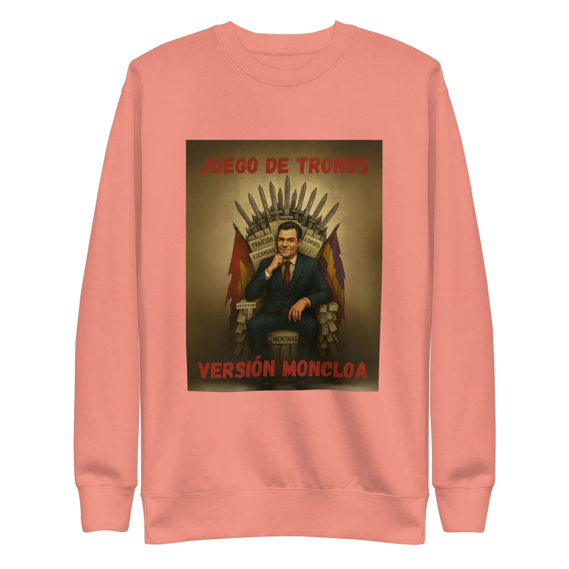 Comprar Sudadera "Juego de Tronos: Versión Moncloa" Bandera España La Flamenca de Borgoña Patricia Muñoz VOX