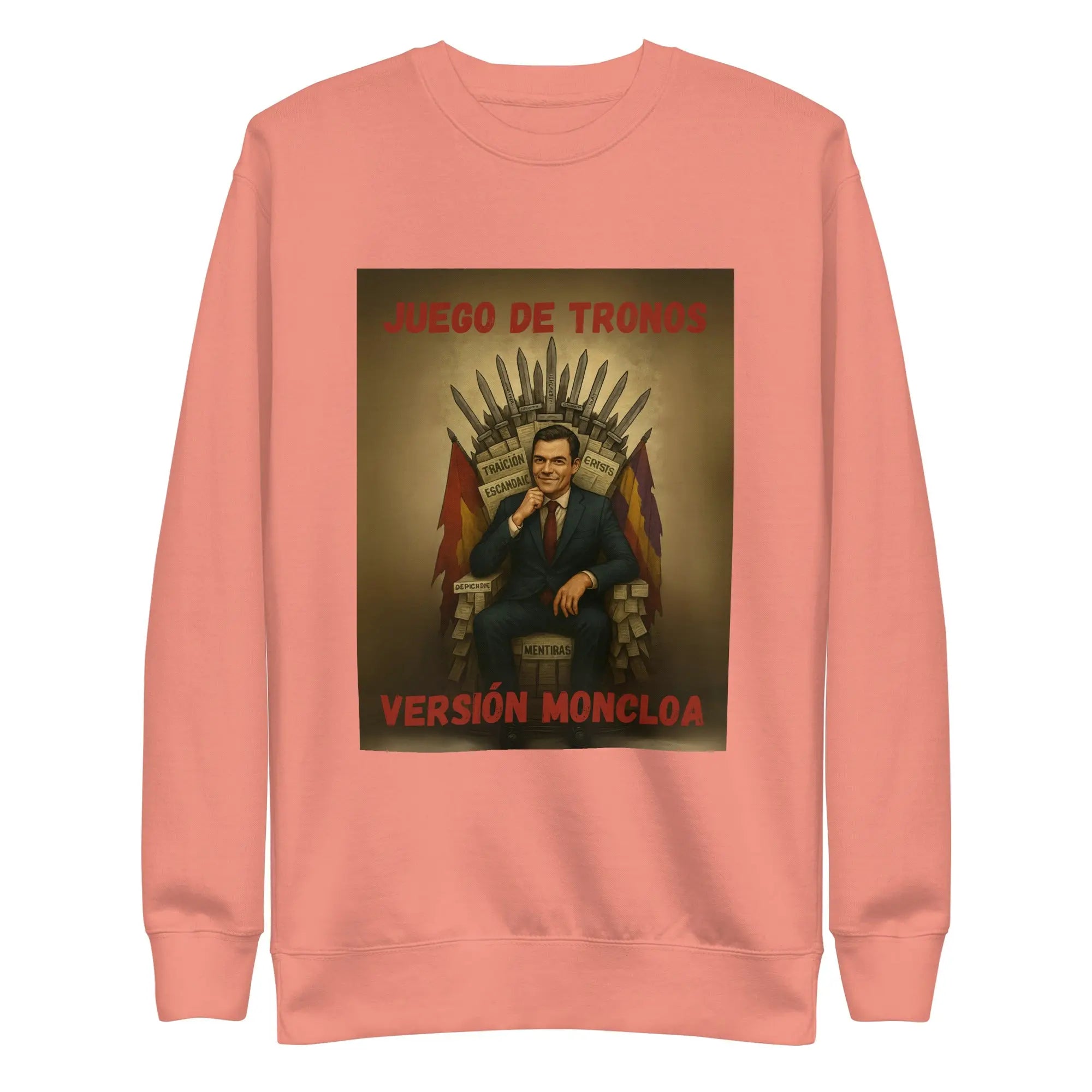 Comprar Sudadera "Juego de Tronos: Versión Moncloa" Bandera España La Flamenca de Borgoña Patricia Muñoz VOX