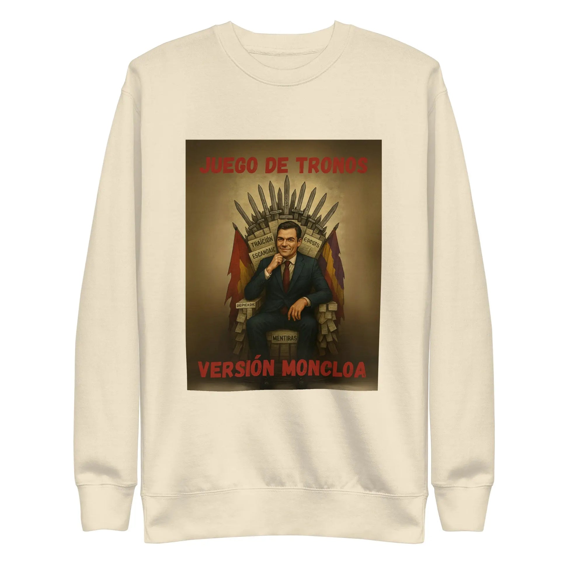 Comprar Sudadera "Juego de Tronos: Versión Moncloa" Bandera España La Flamenca de Borgoña Patricia Muñoz VOX