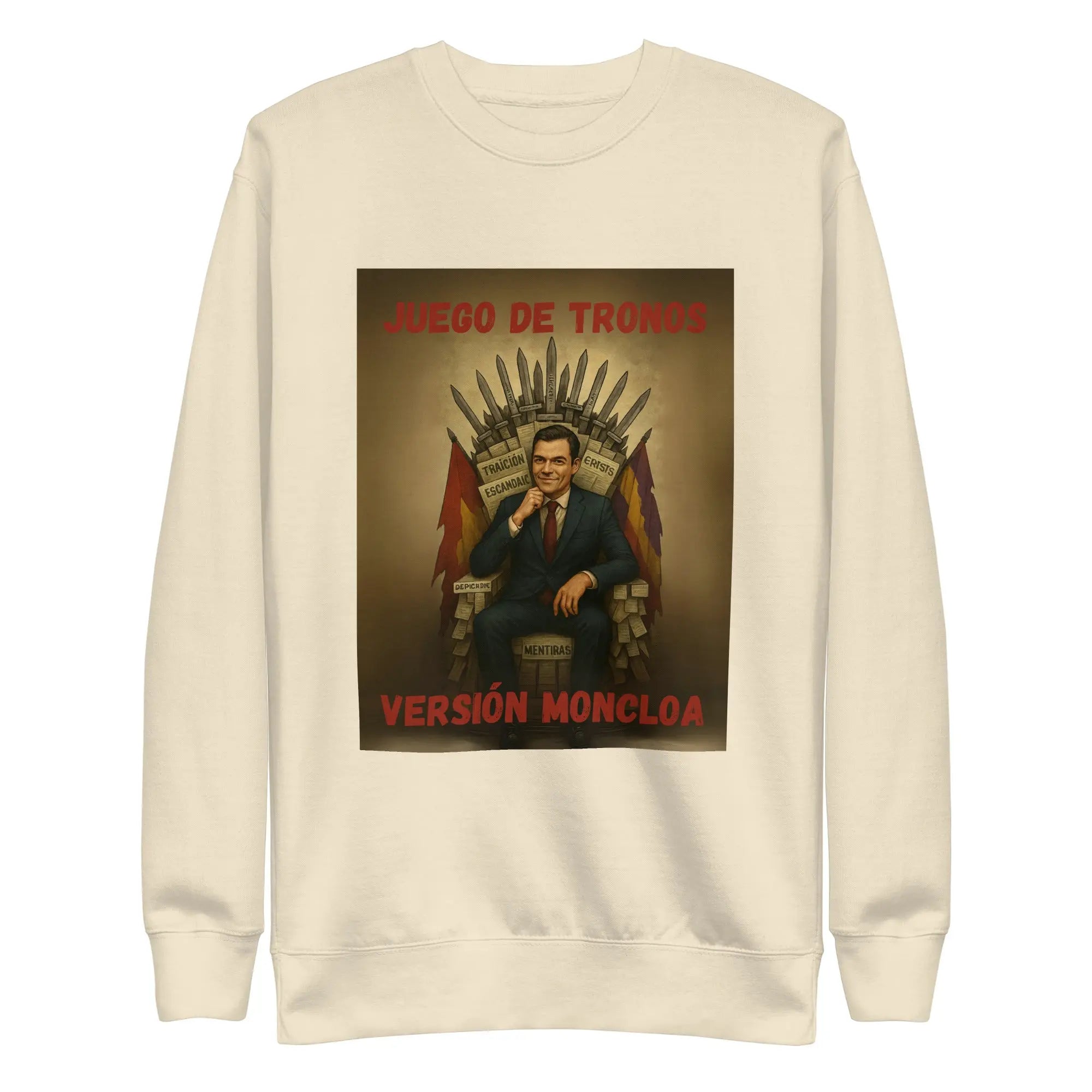 Comprar Sudadera "Juego de Tronos: Versión Moncloa" Bandera España La Flamenca de Borgoña Patricia Muñoz VOX