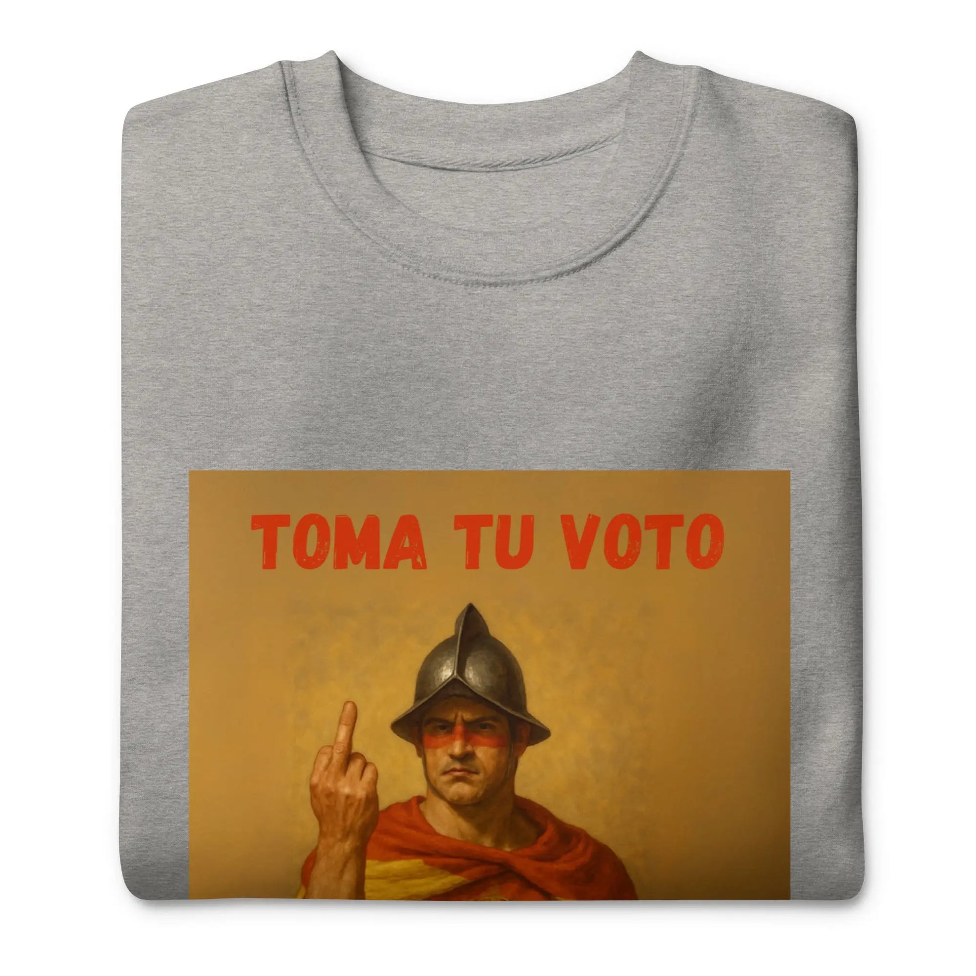 Comprar Sudadera "Toma tu voto Pedro Sánchez" Bandera España La Flamenca de Borgoña Patricia Muñoz VOX