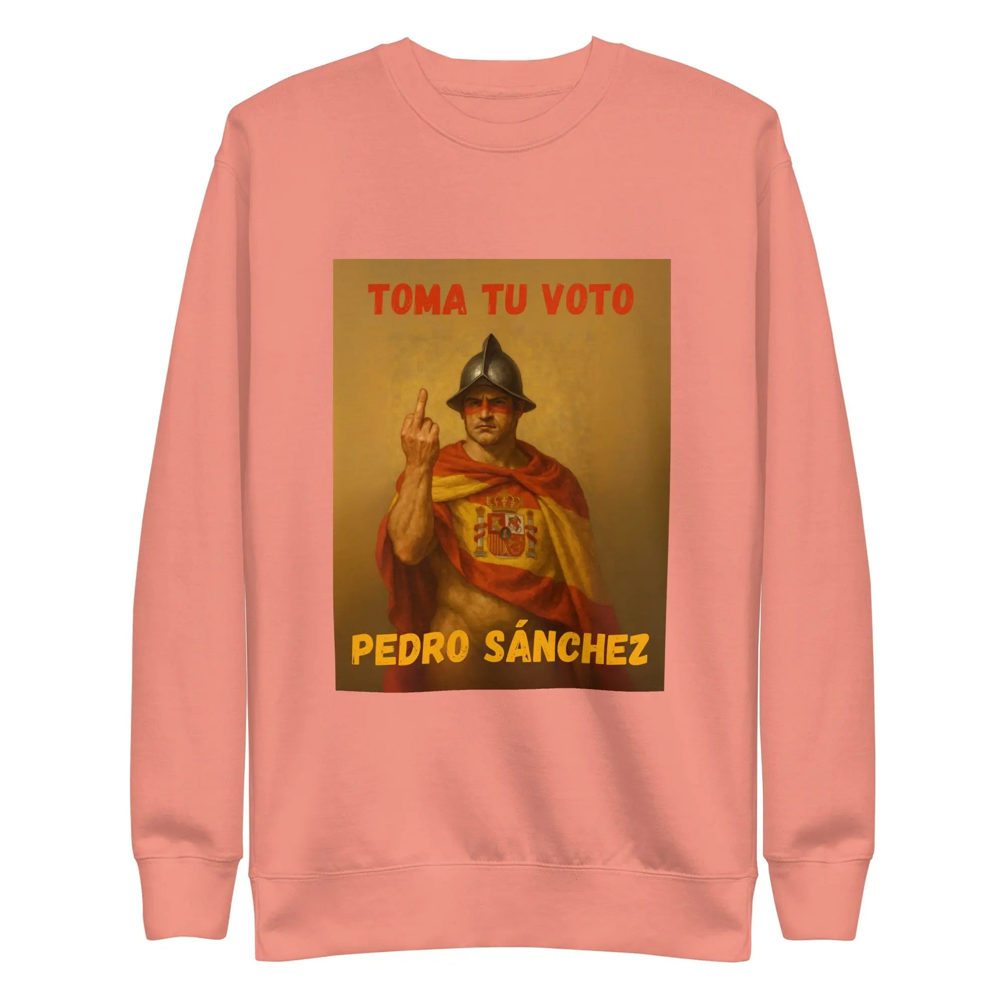 Comprar Sudadera "Toma tu voto Pedro Sánchez" Bandera España La Flamenca de Borgoña Patricia Muñoz VOX