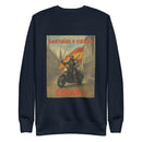 Comprar Sudadera gruesa unisex La Flamenca de Borgoña, Bandera de España, Cruz de Borgoña, Patricia Muñoz, VOX