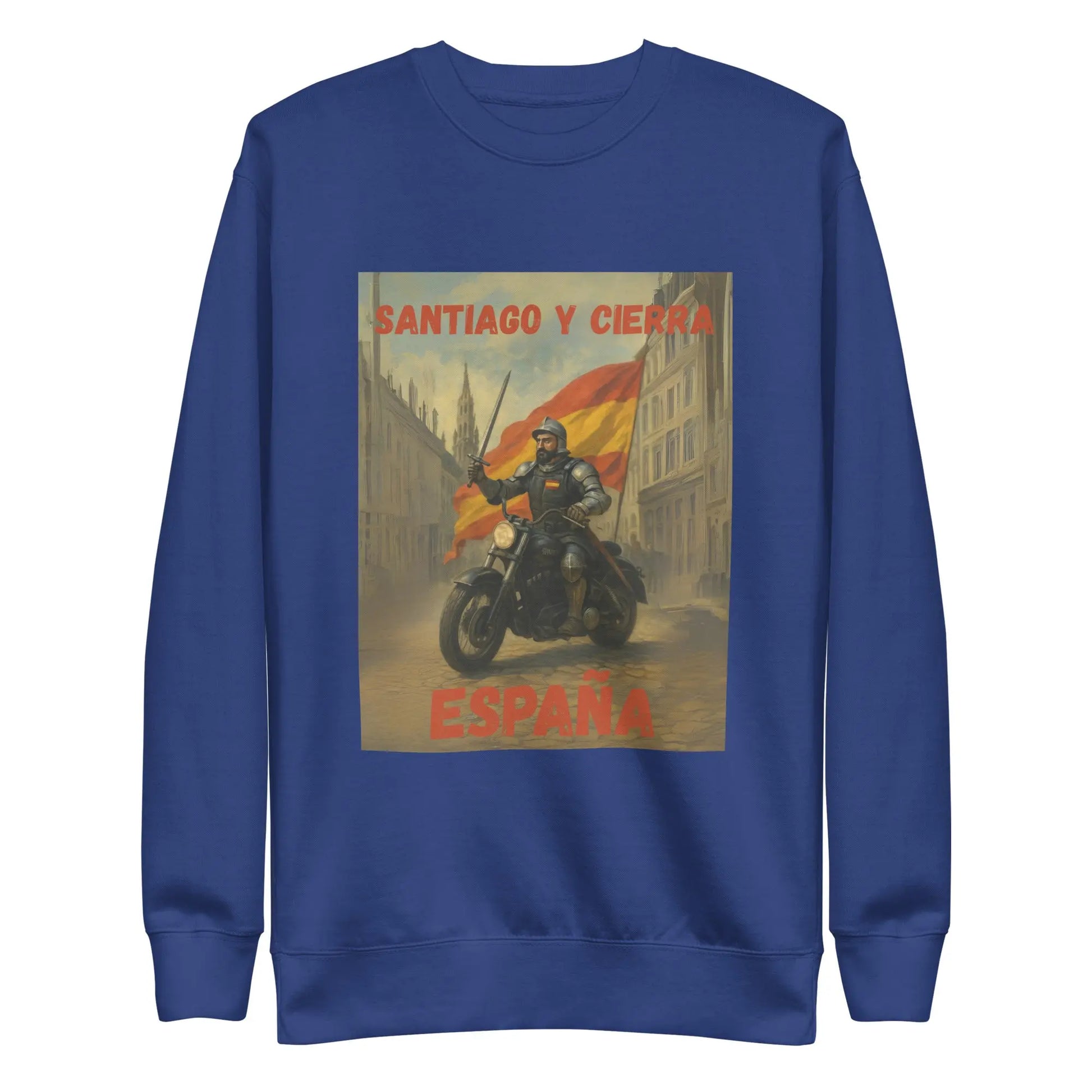 Comprar Sudadera "Santiago y cierra España" Bandera España La Flamenca de Borgoña Patricia Muñoz VOX