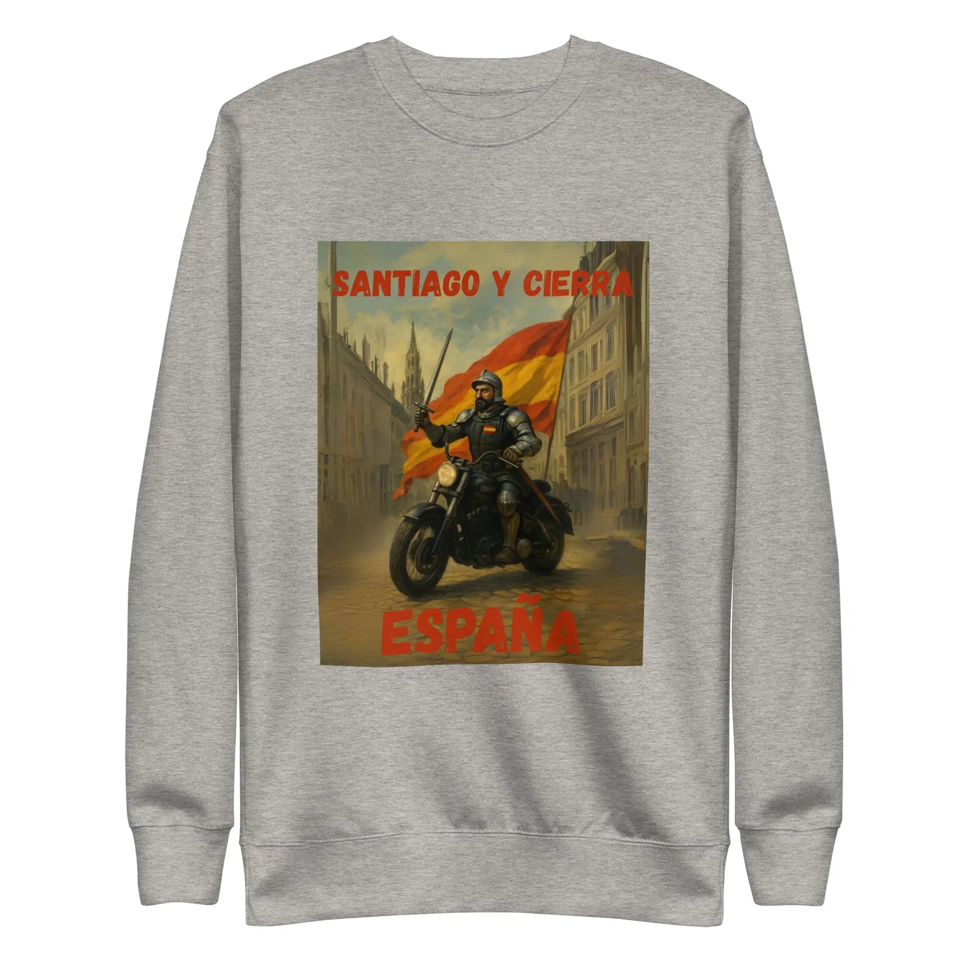 Comprar Sudadera "Santiago y cierra España" Bandera España La Flamenca de Borgoña Patricia Muñoz VOX