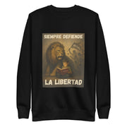 Comprar Sudadera gruesa unisex La Flamenca de Borgoña, Bandera de España, Cruz de Borgoña, Patricia Muñoz, VOX