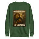 Comprar Sudadera gruesa unisex La Flamenca de Borgoña, Bandera de España, Cruz de Borgoña, Patricia Muñoz, VOX