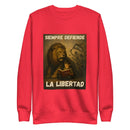 Comprar Sudadera gruesa unisex La Flamenca de Borgoña, Bandera de España, Cruz de Borgoña, Patricia Muñoz, VOX