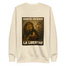 Comprar Sudadera gruesa unisex La Flamenca de Borgoña, Bandera de España, Cruz de Borgoña, Patricia Muñoz, VOX